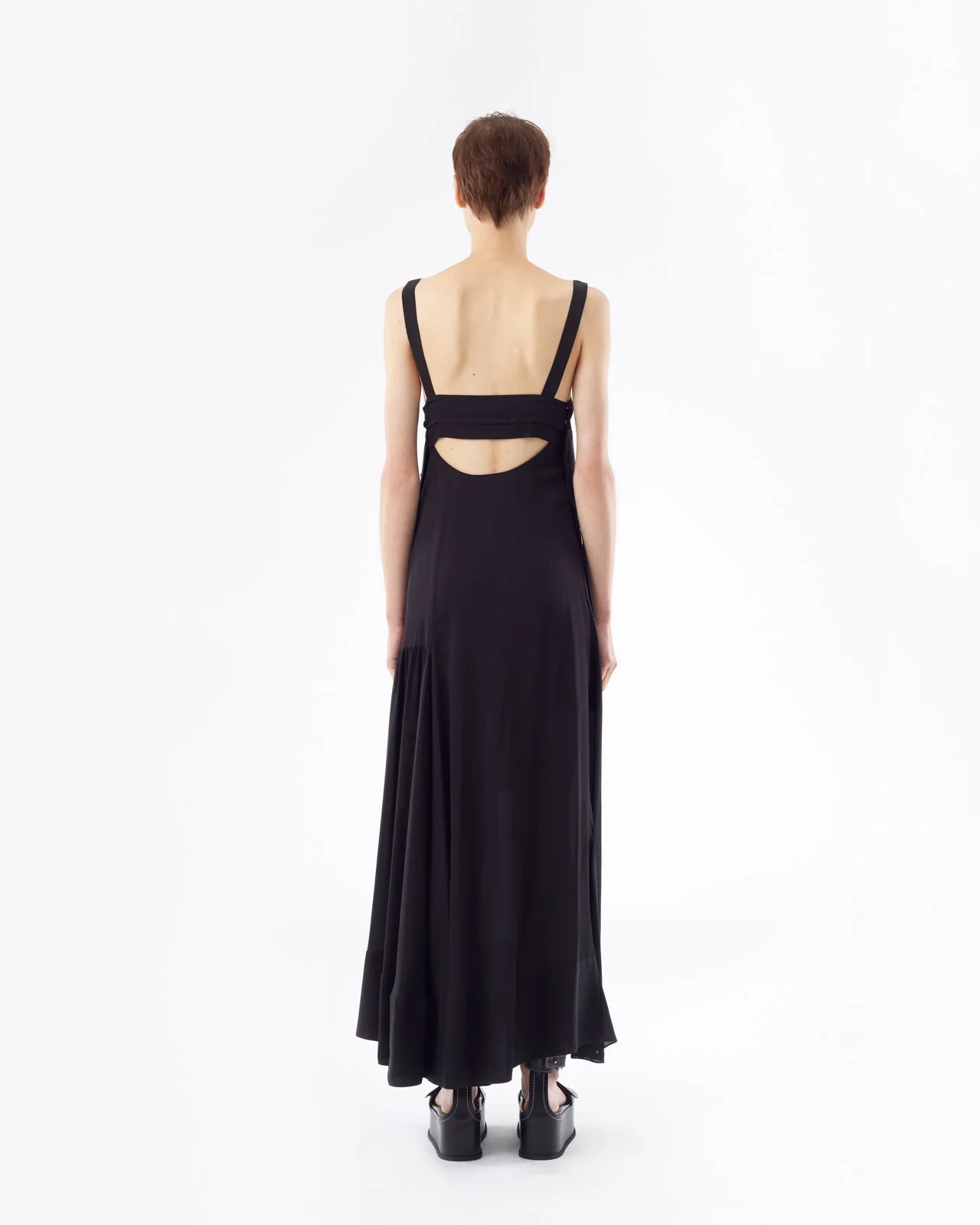 Silk Gown With Ties - Image 3