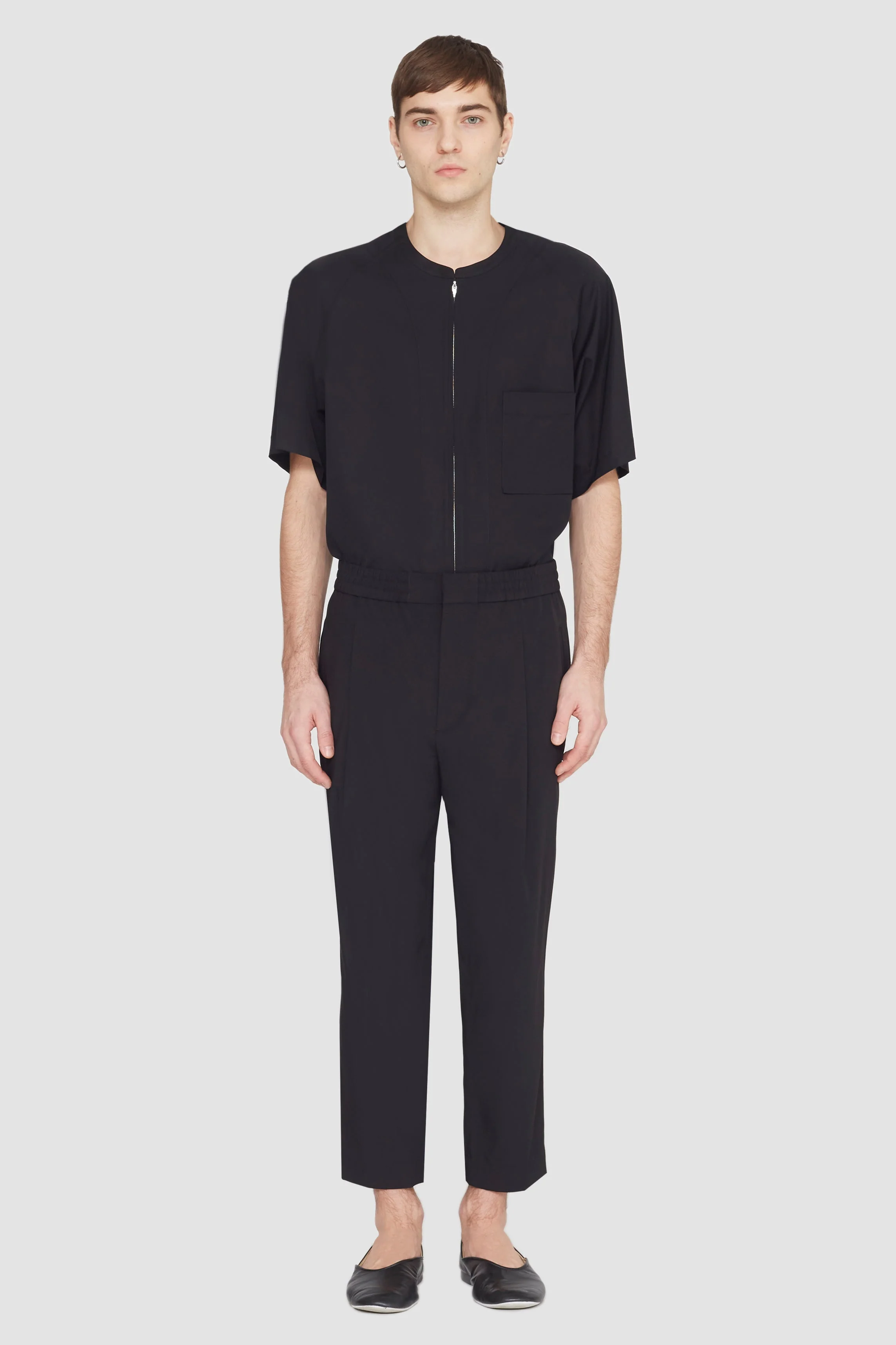 Drawstring Tapered Trouser - Image 2