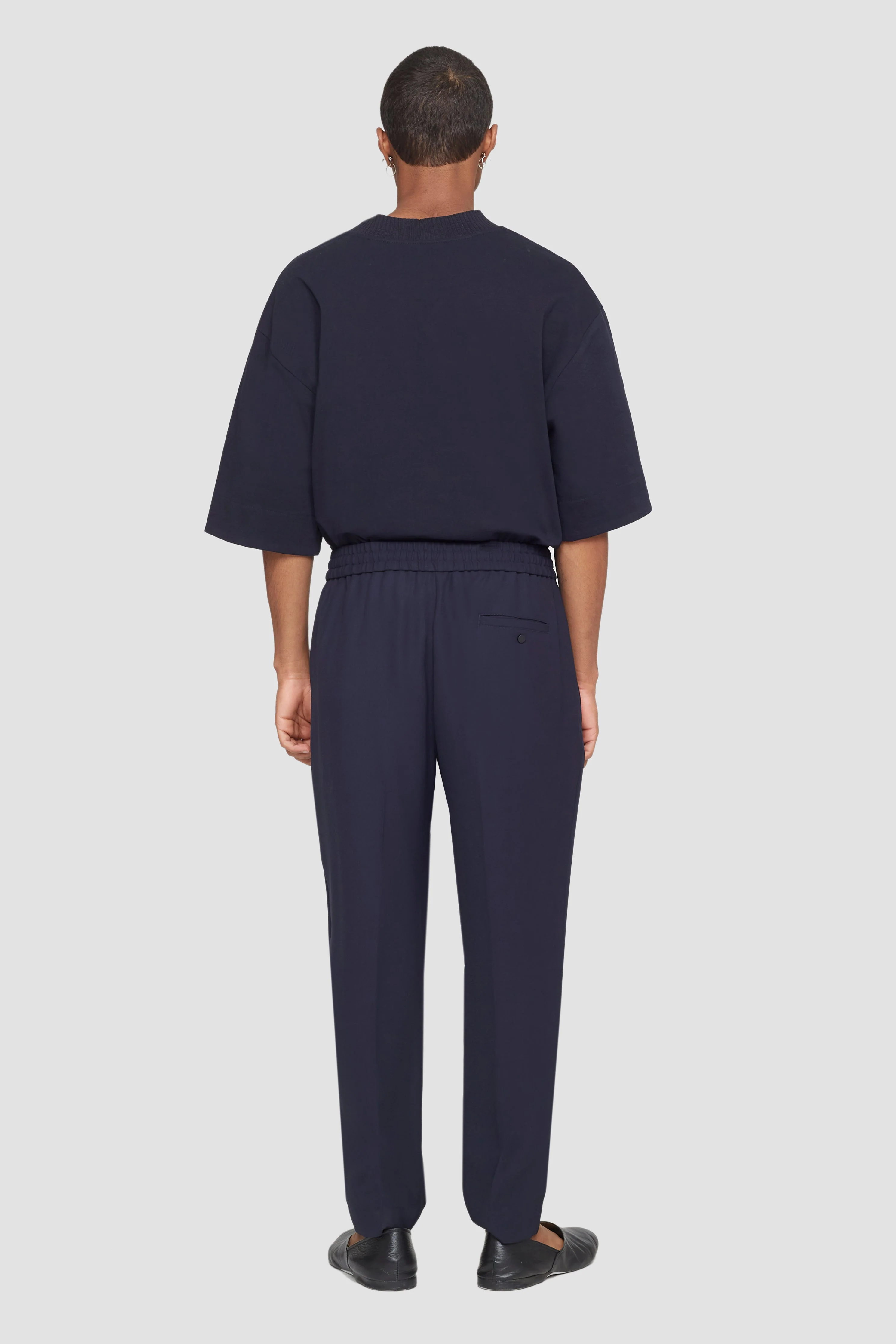 Single Pleat Tapered Trousers - Image 4