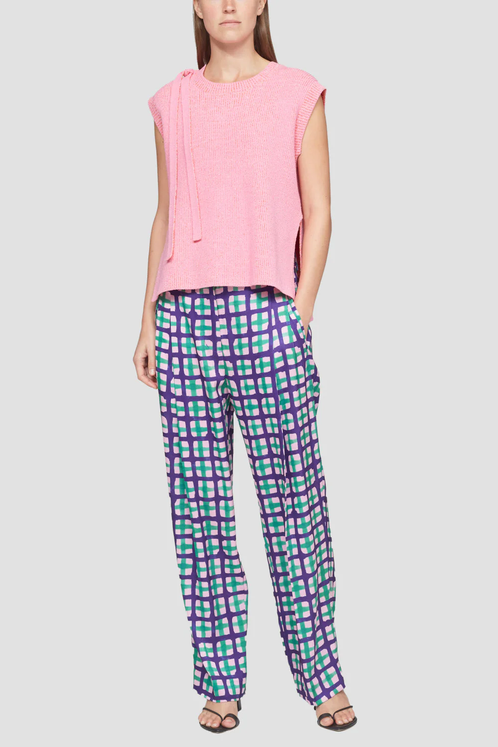 Sl Double Face Rib Reversible Top