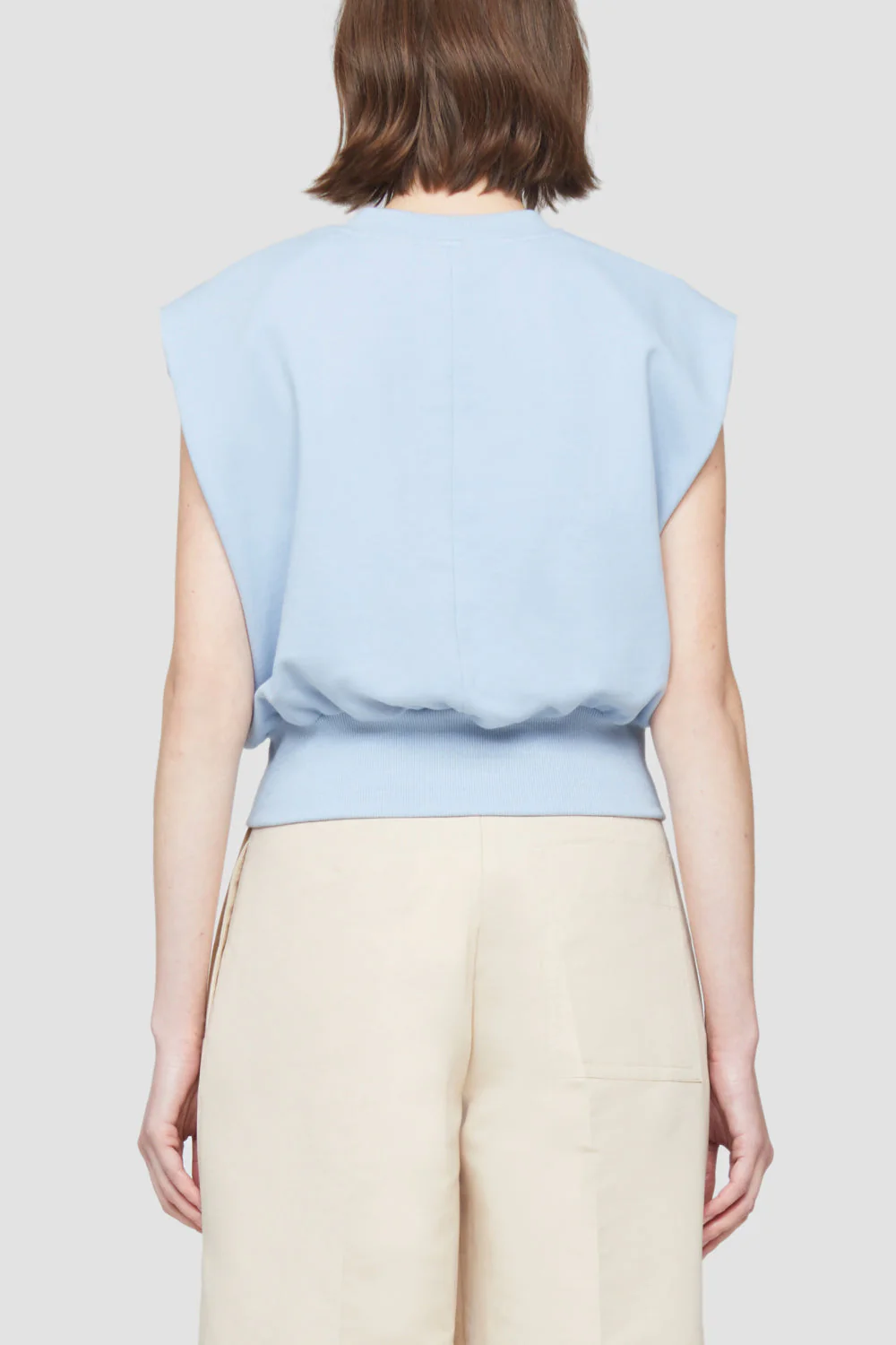 Sl French Terry Shirred Top - Image 4