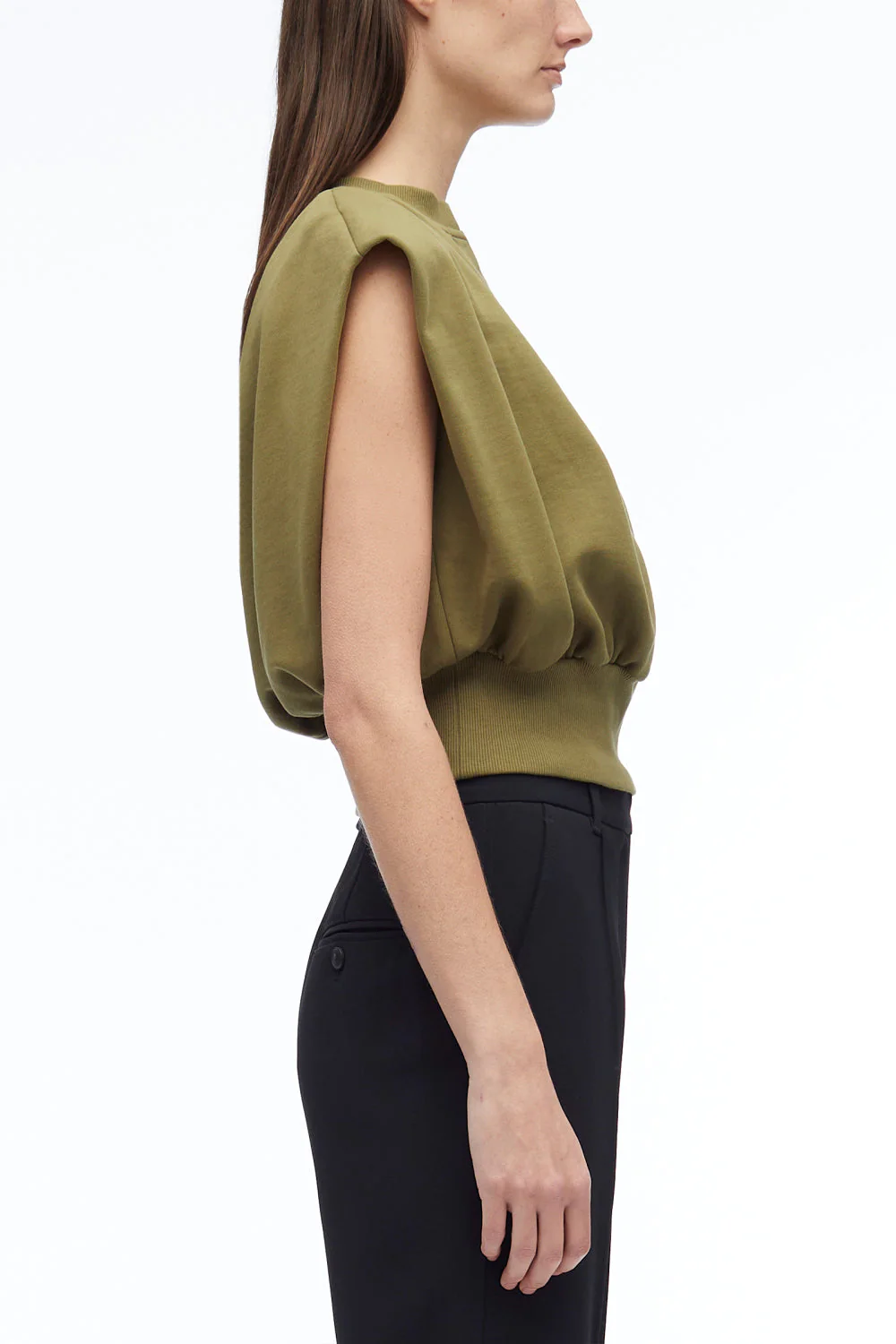 Sleeveless French Terry Top - Image 10