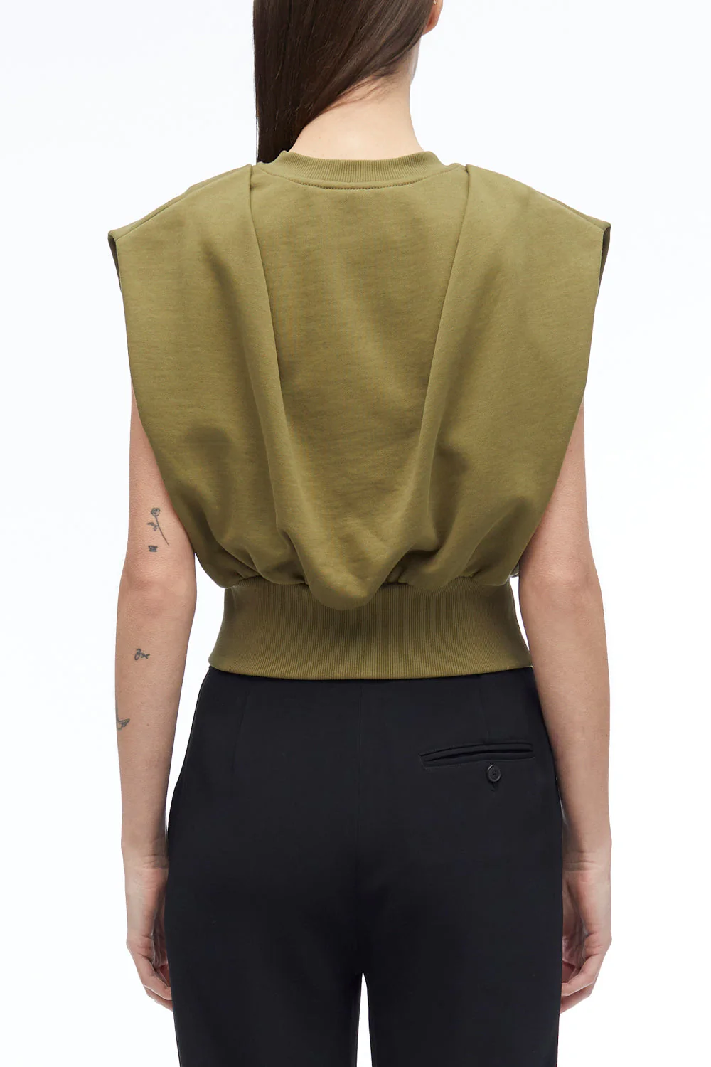 Sleeveless French Terry Top - Image 11