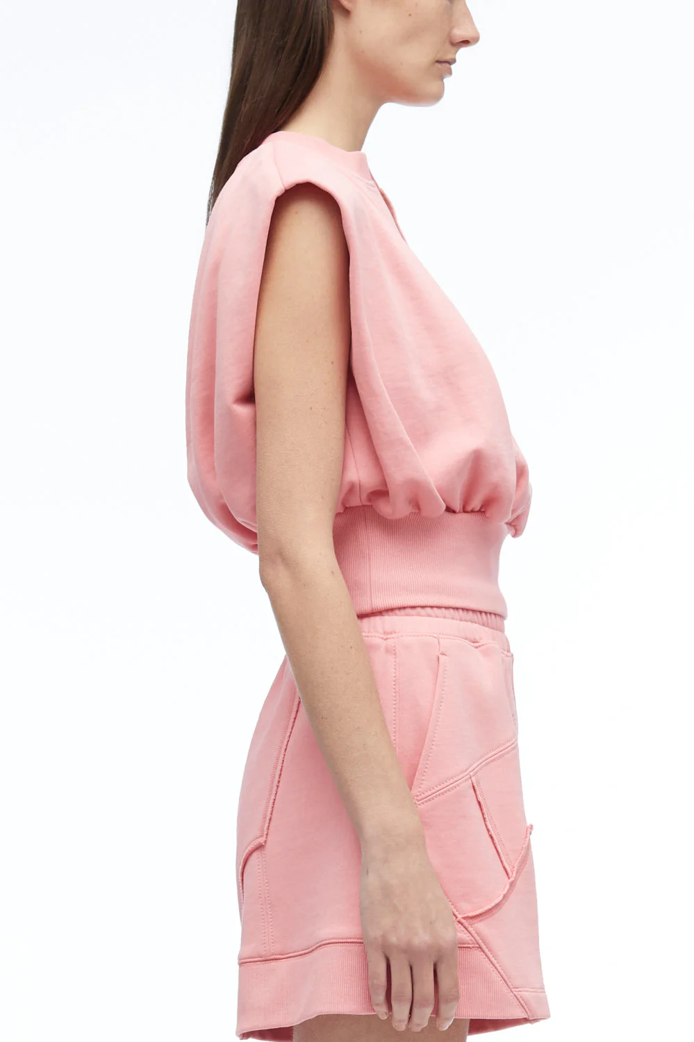 Sleeveless French Terry Top - Image 4