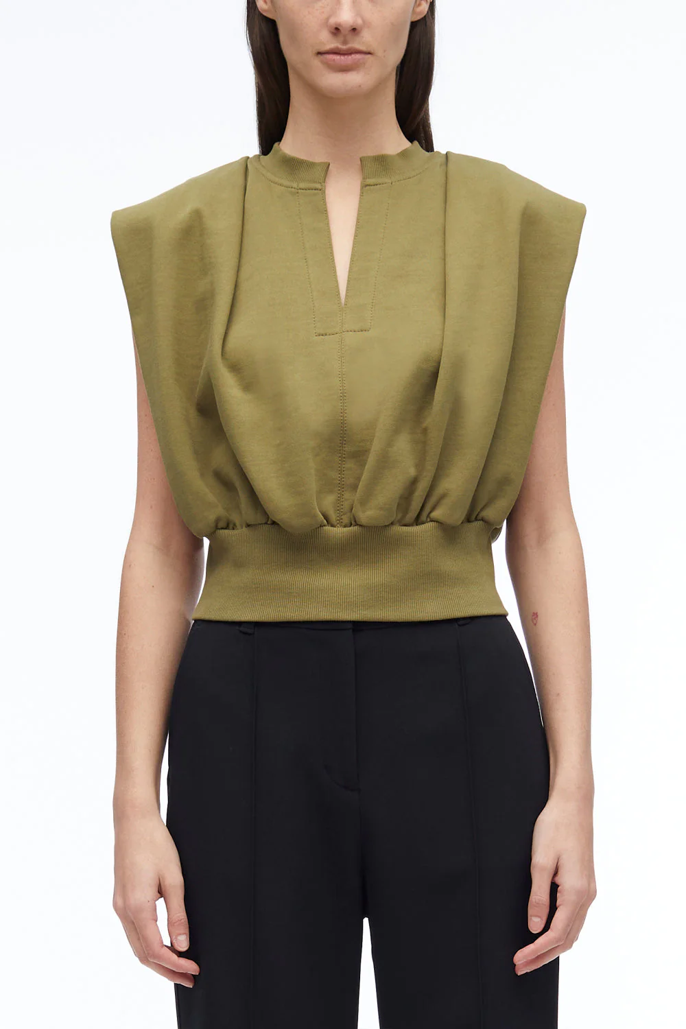 Sleeveless French Terry Top - Image 6