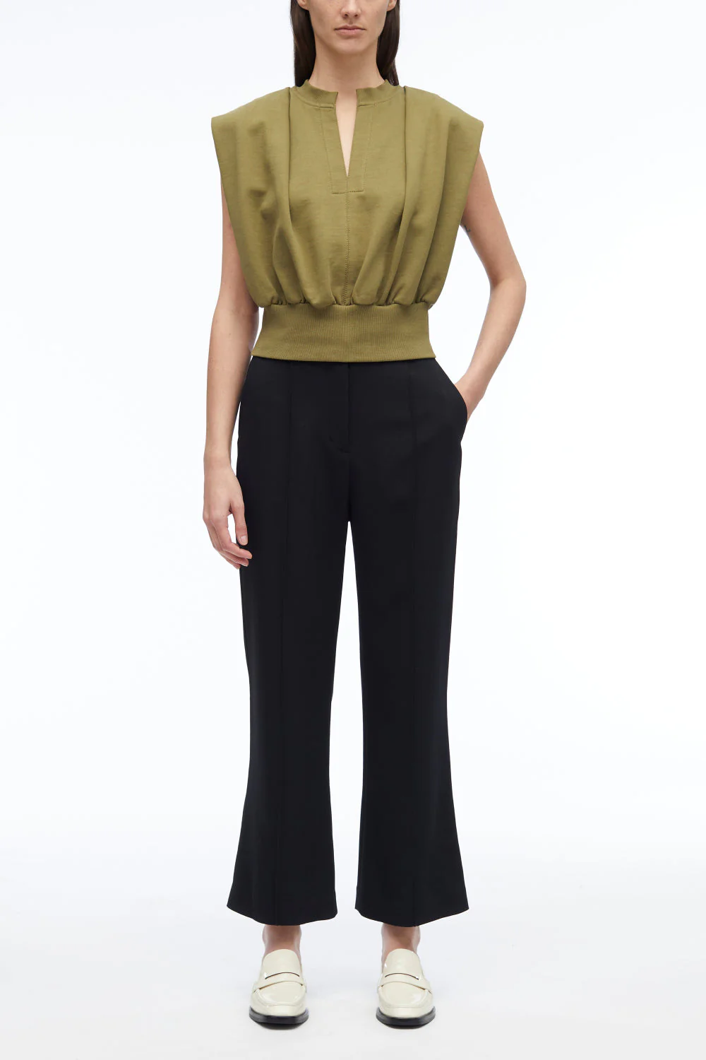 Sleeveless French Terry Top - Image 7