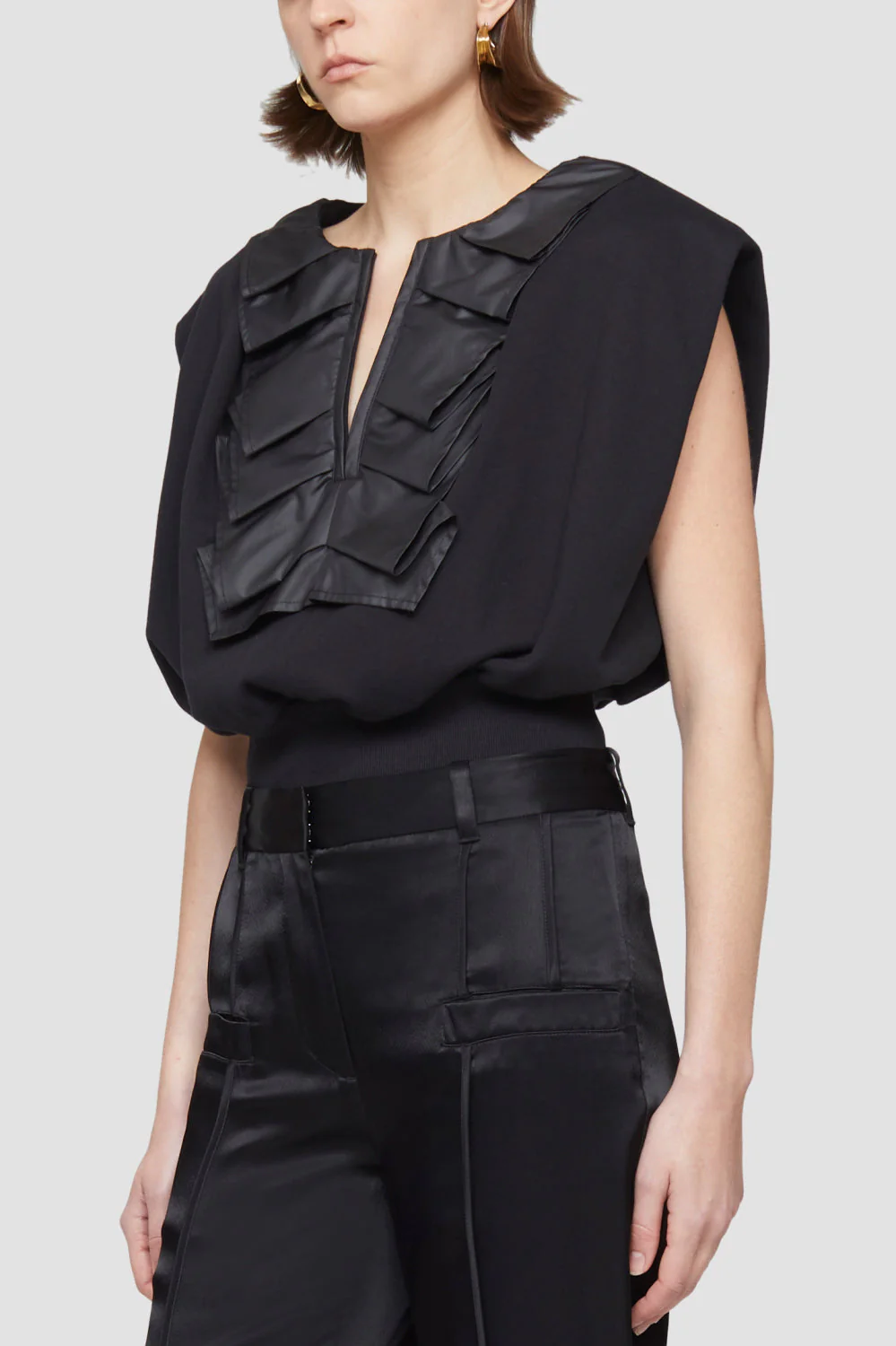 Sl French Terry Top W Ruffle D - Image 4