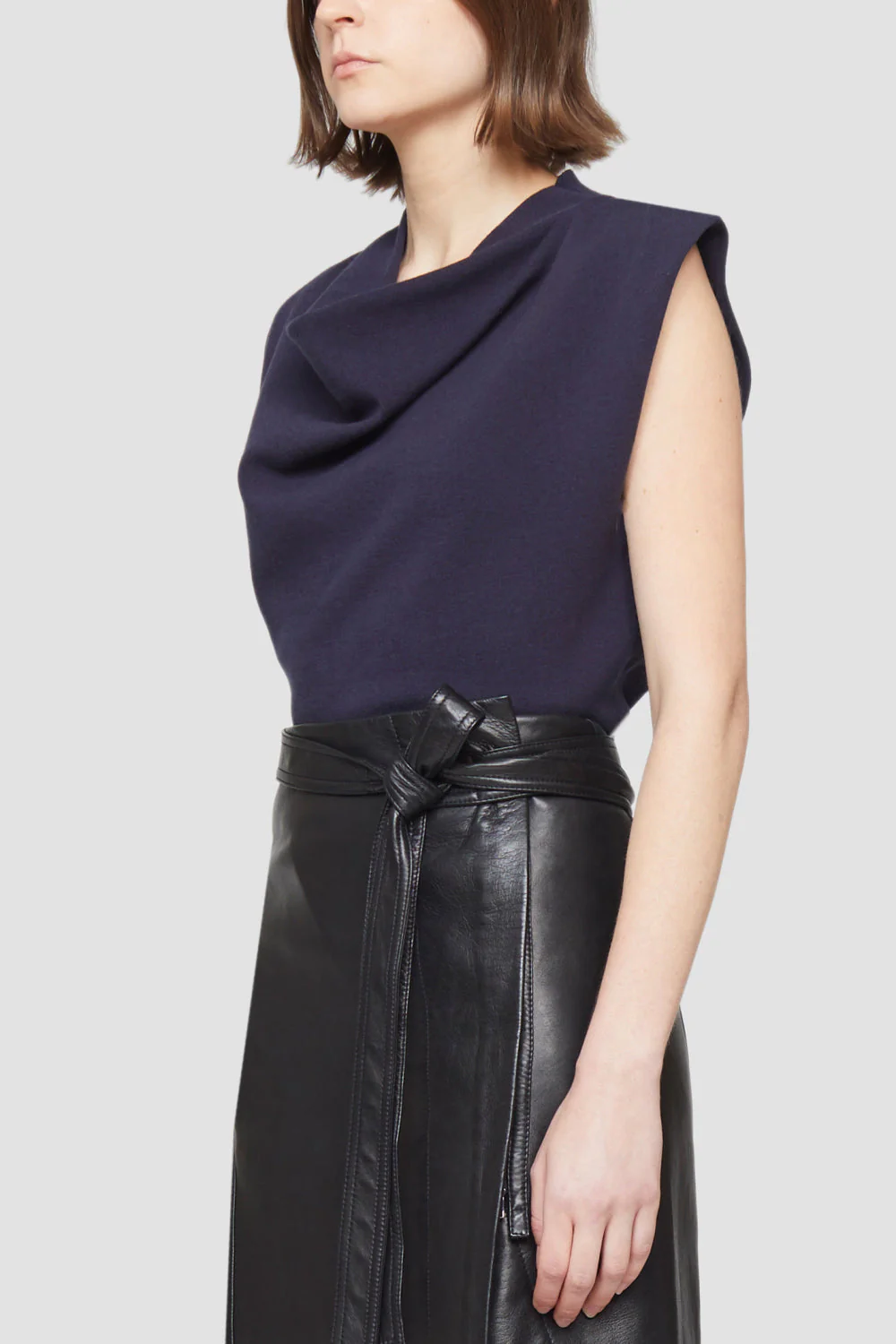 Sl Military Rib Cowl Neck Po - Image 11