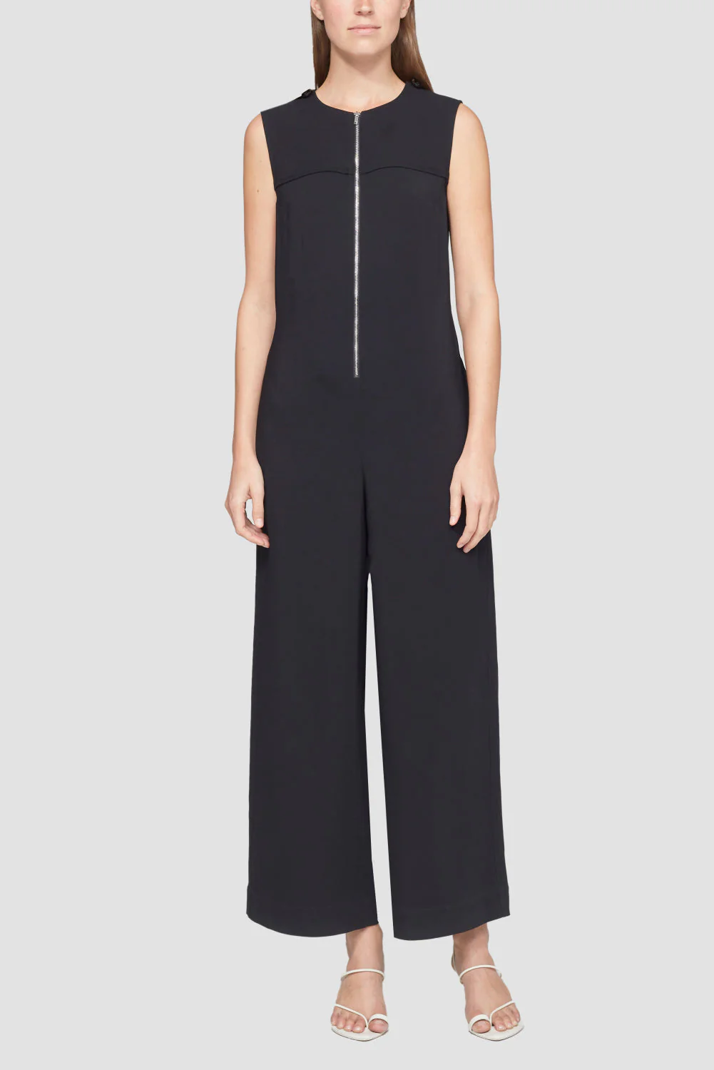 Sl Scarf Neck Matte Viscose Jumpsuit - Image 5