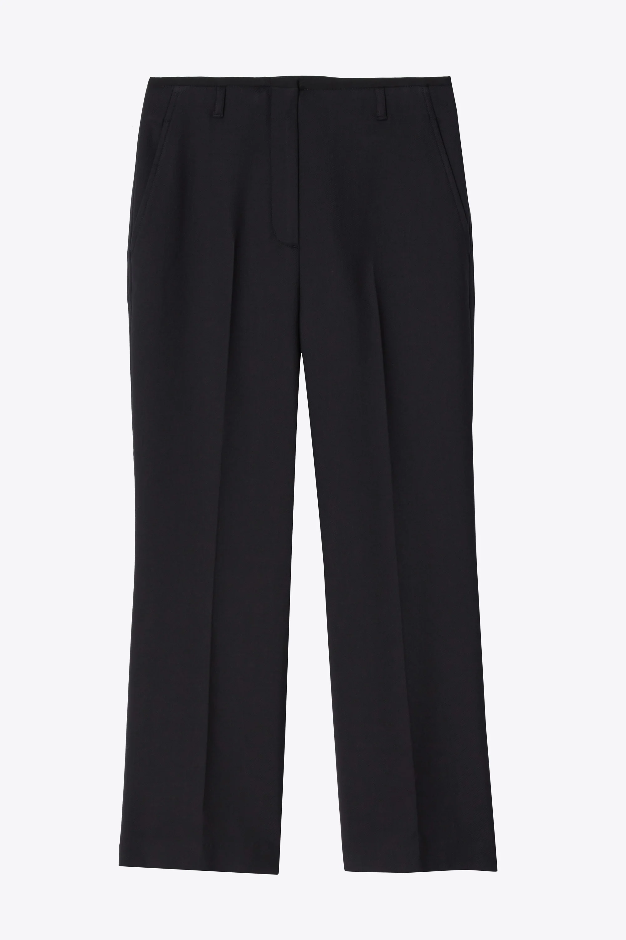 Cropped Kick Flare Trouser
