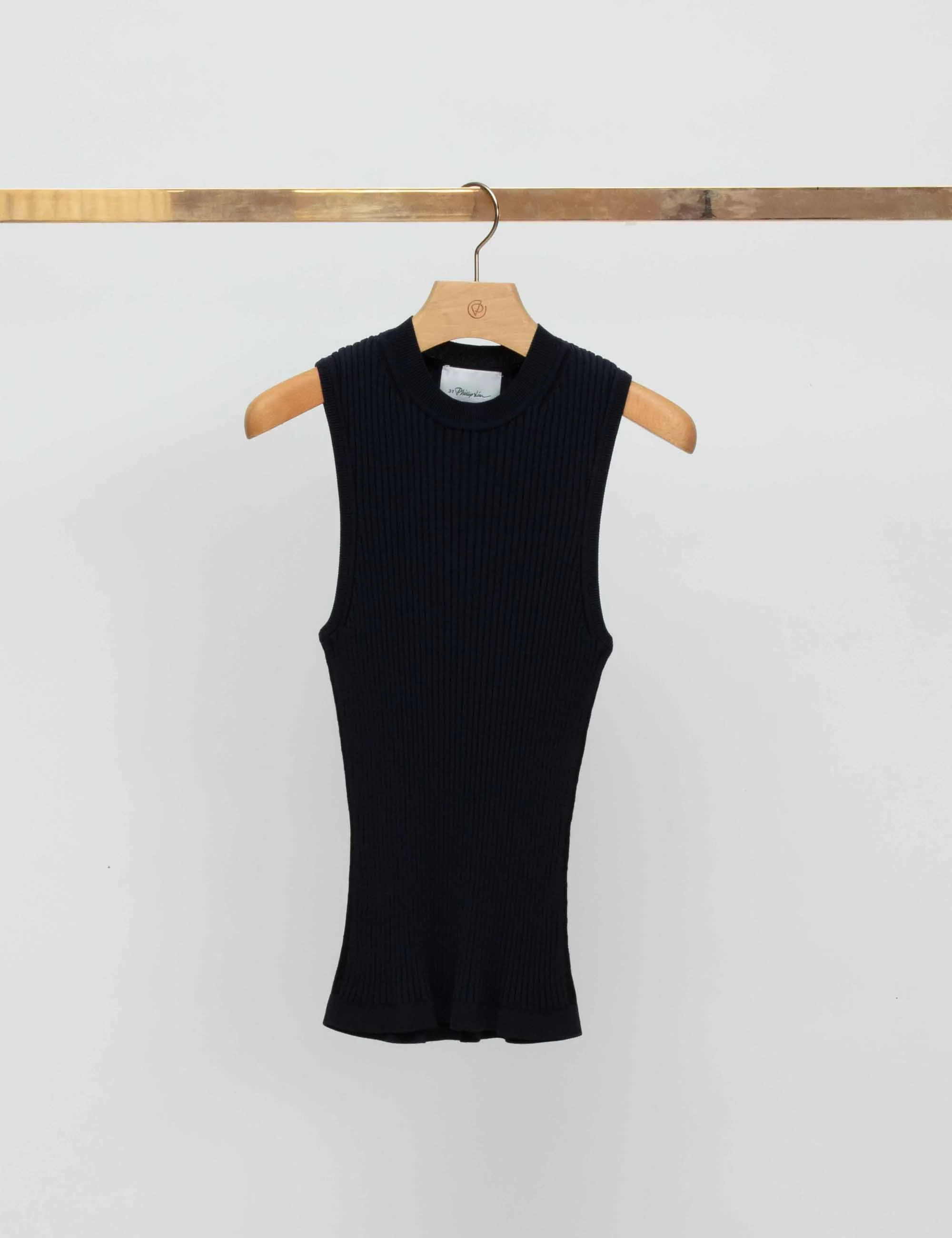 Sleeveless Pointelle Rib Tank - Image 3