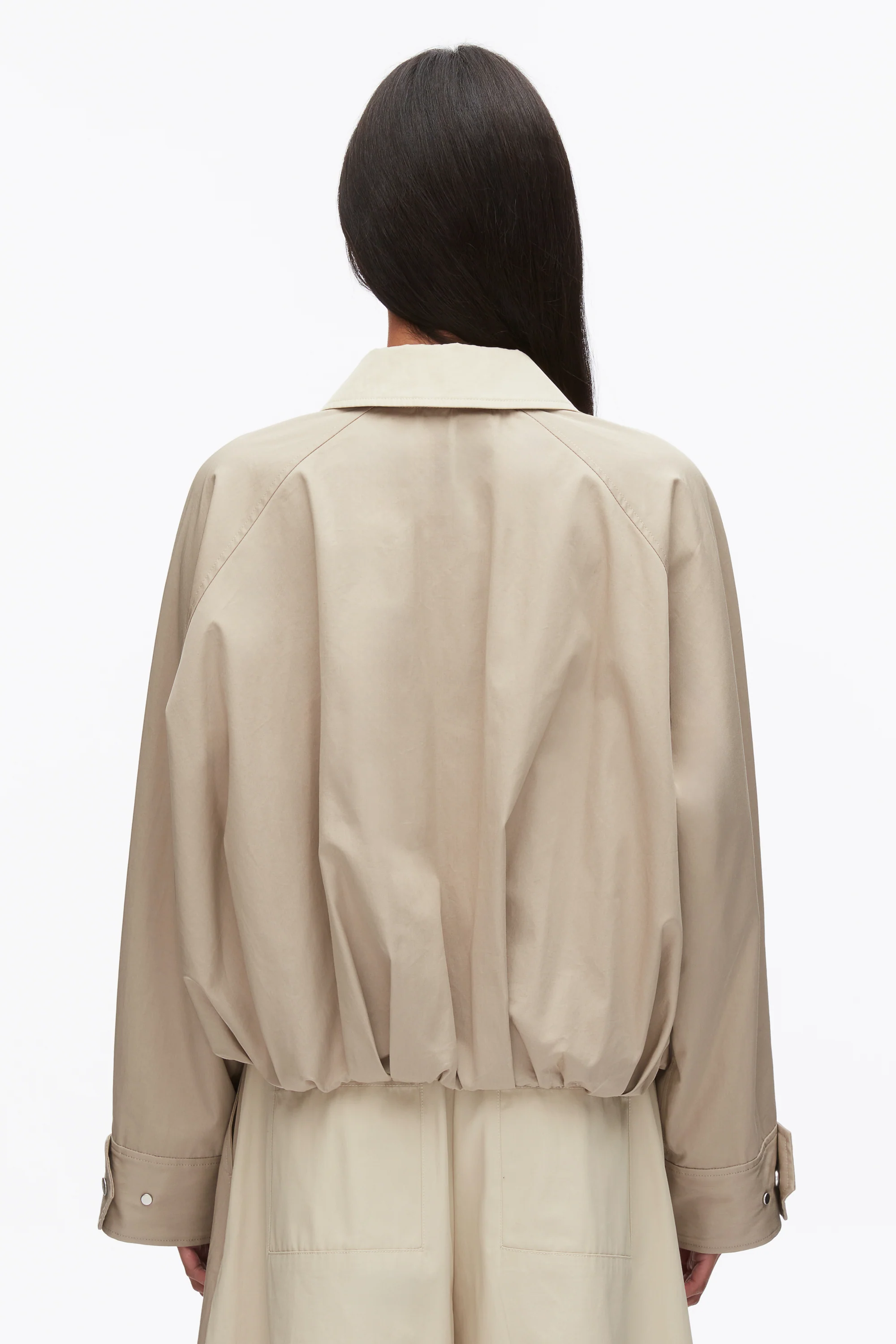 Snap Front Blouson Bomber Jacket - Image 5