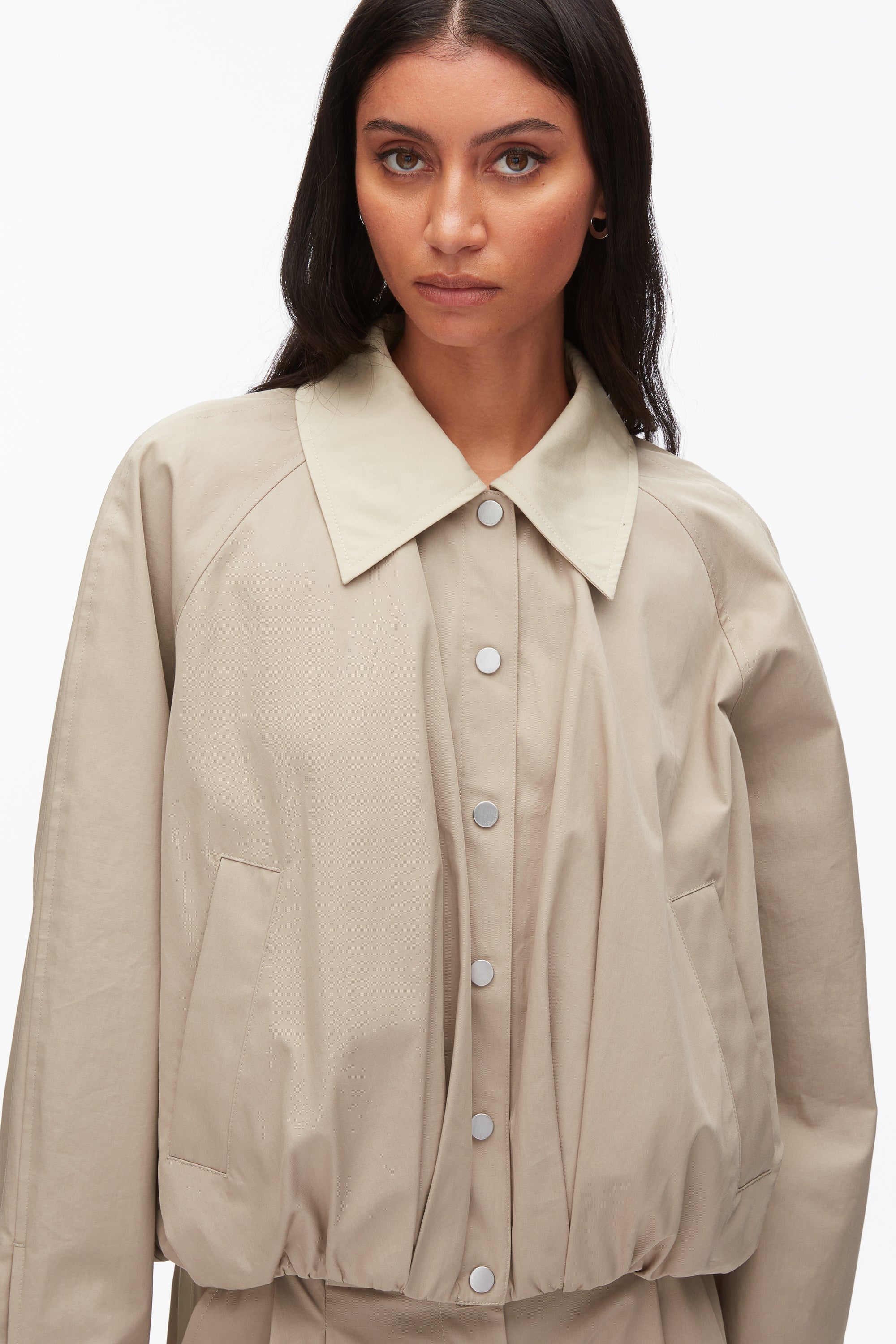 Snap Front Blouson Bomber Jacket - Image 7