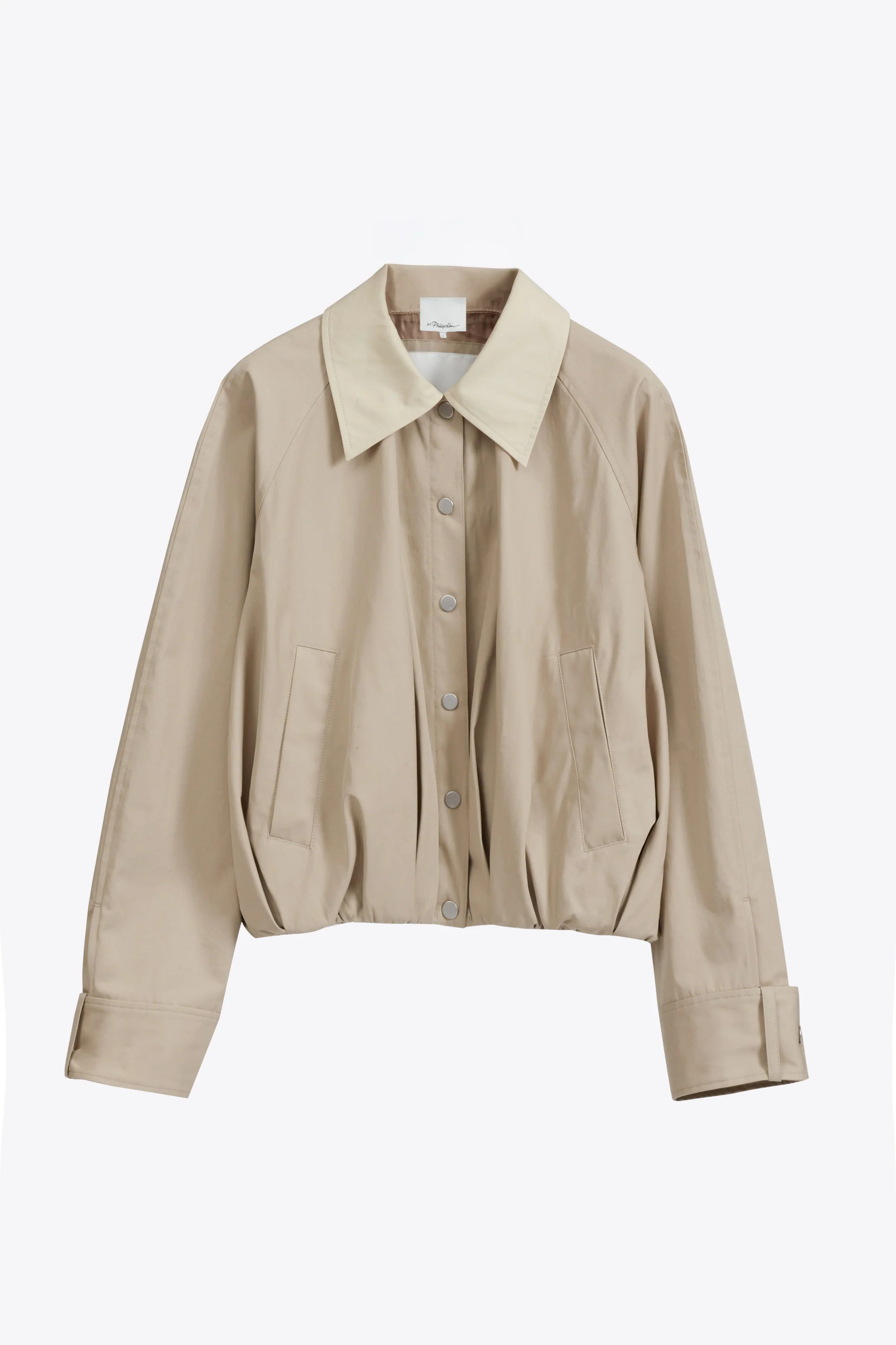Snap Front Blouson Bomber Jacket - Image 8