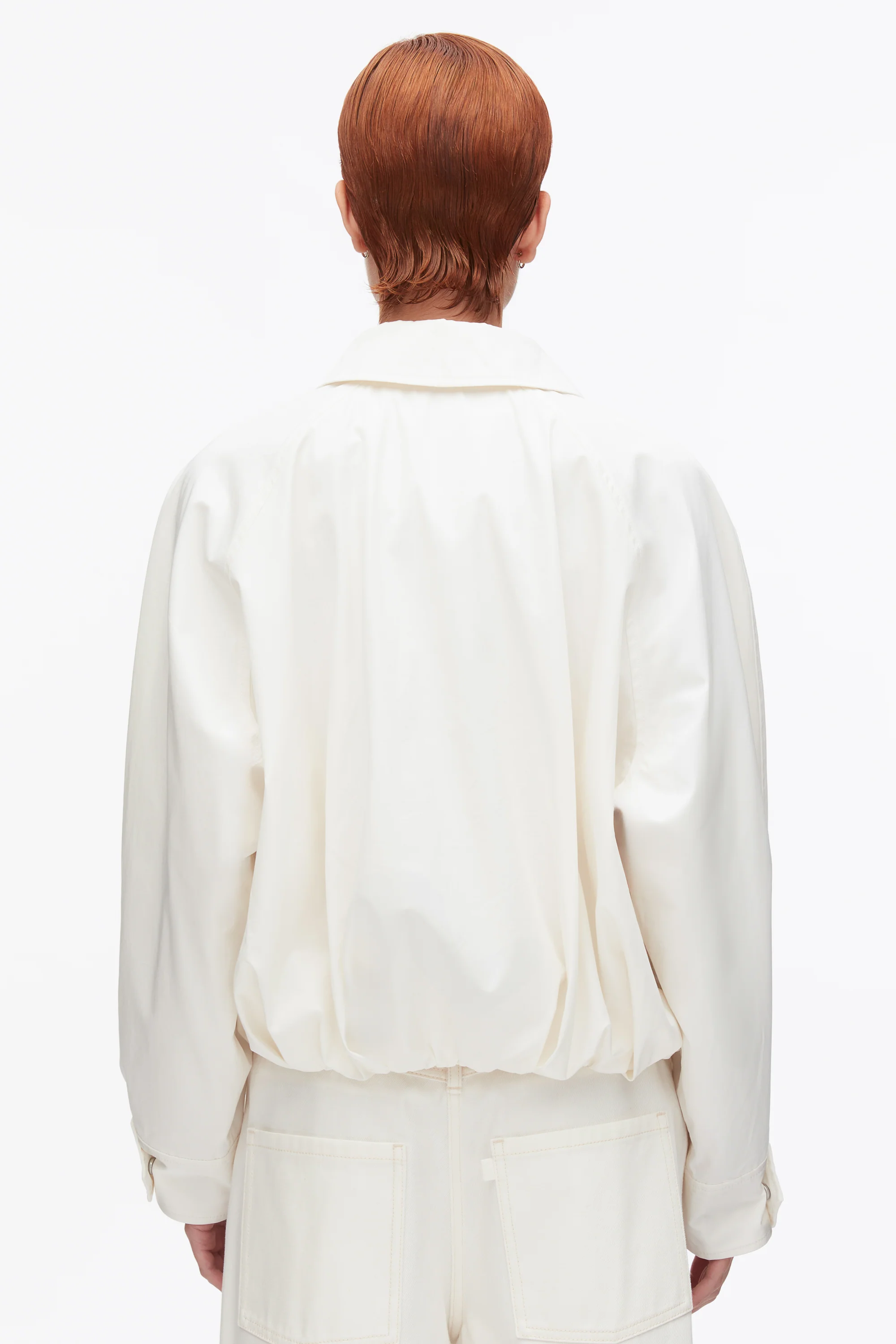 Snap Front Blouson Bomber Jacket - Image 13