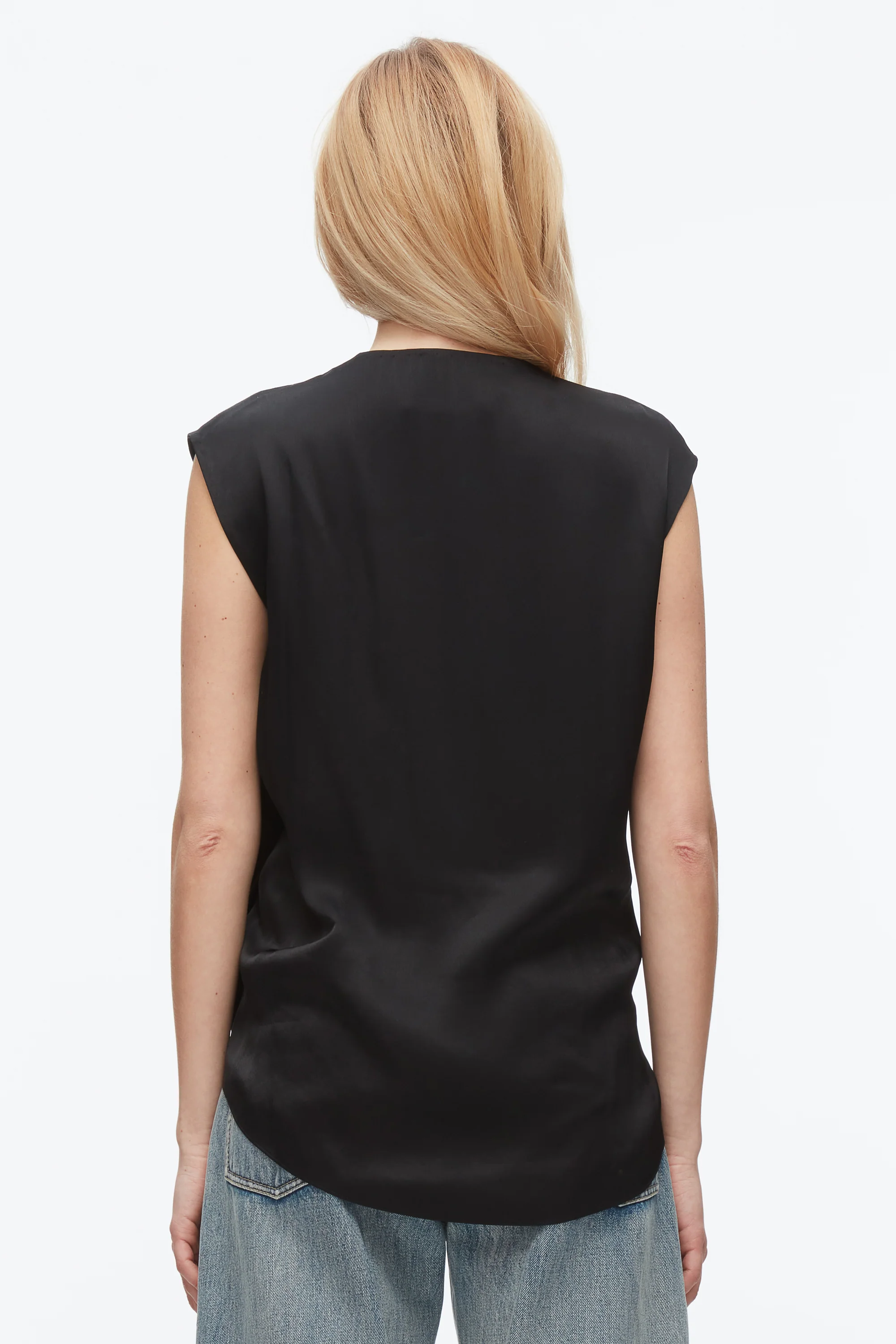Soft Drape Sleeveless Blouse - Image 10