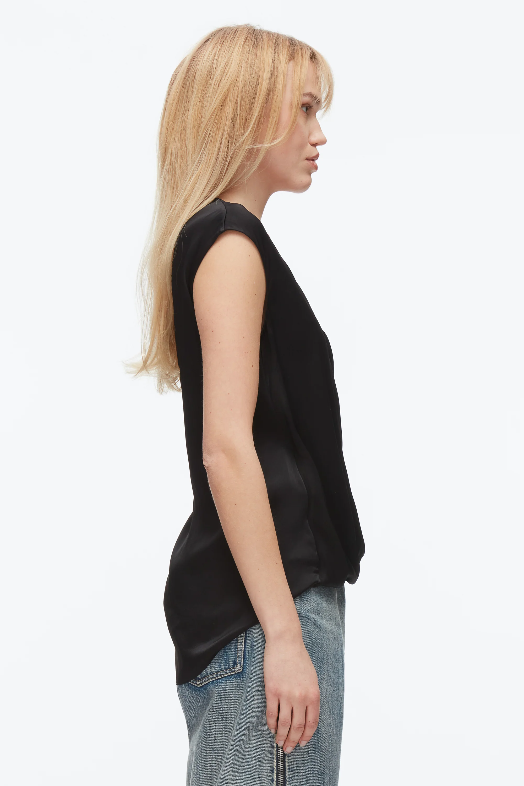 Soft Drape Sleeveless Blouse - Image 11