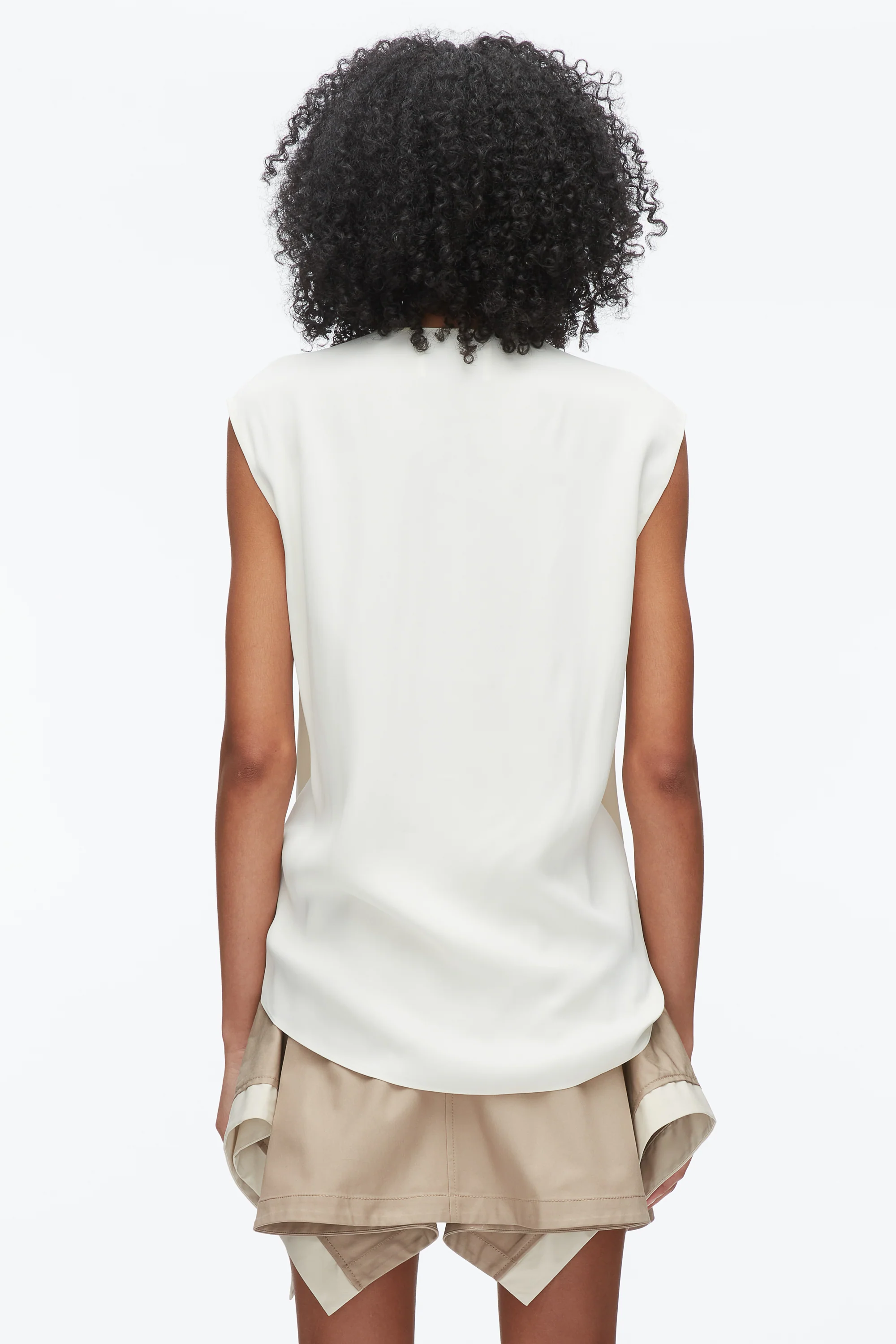 Soft Drape Sleeveless Blouse - Image 5