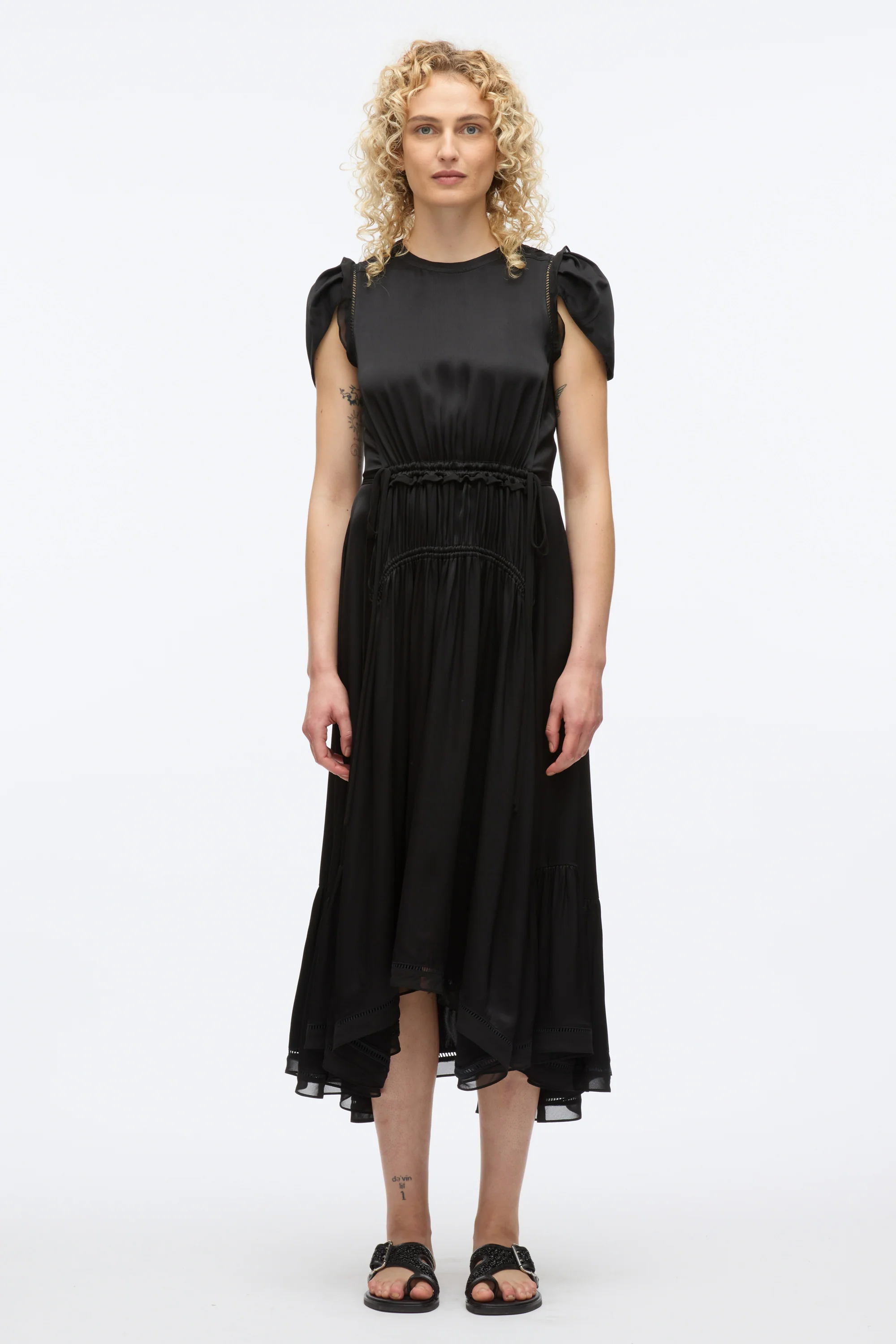 Soft Tulip Sleeve Dress - Image 2