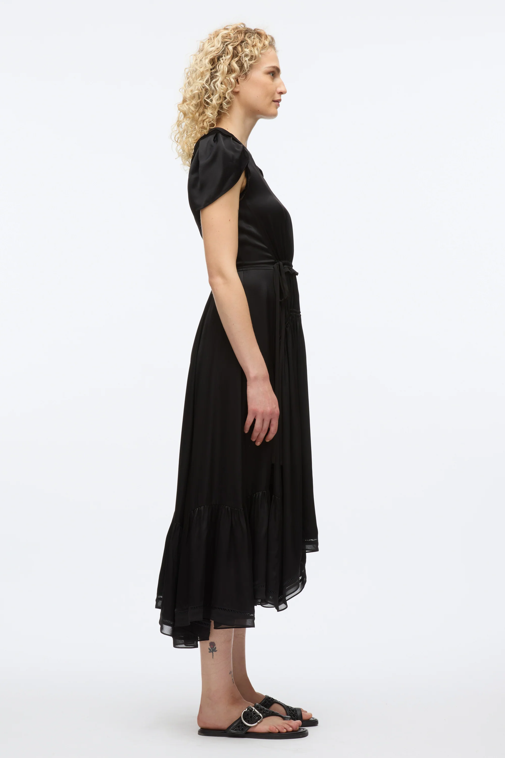 Soft Tulip Sleeve Dress - Image 3