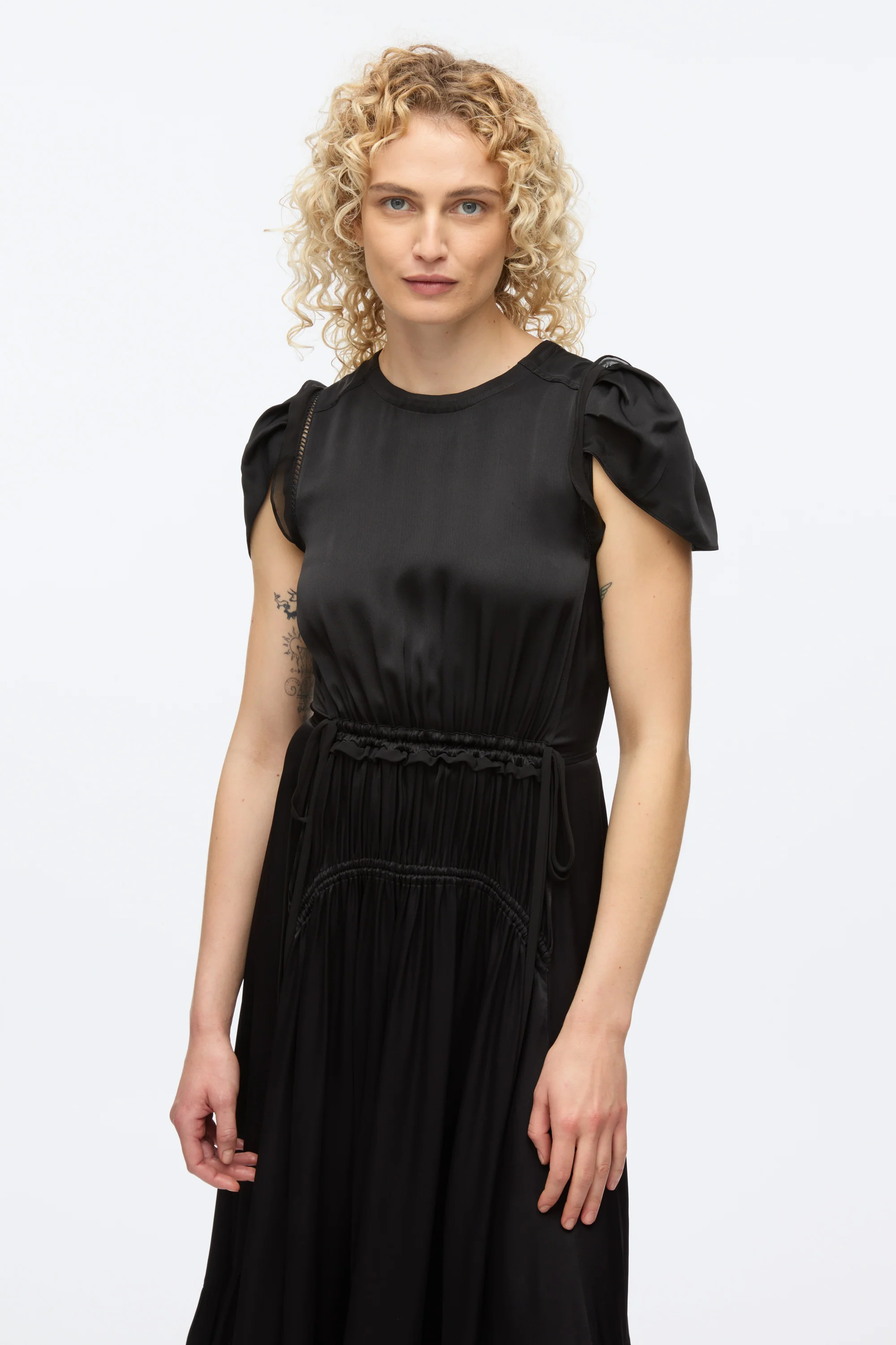 Soft Tulip Sleeve Dress - Image 5