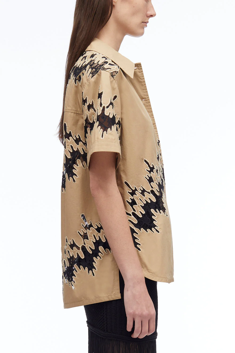 Squiggle Lace Camp Shirt - Image 10