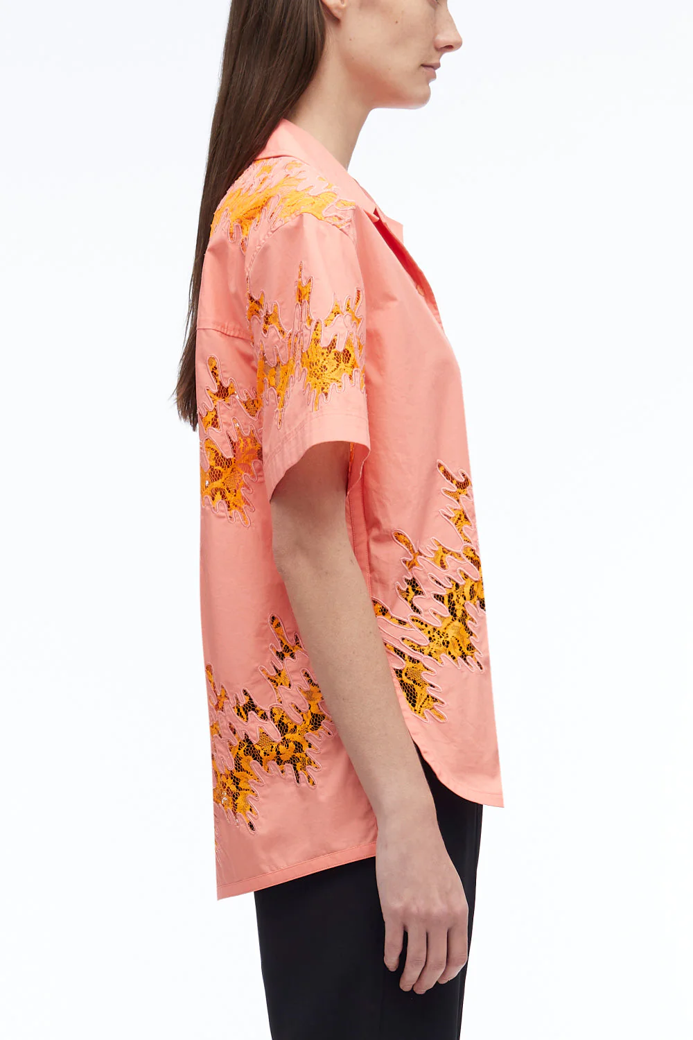 Squiggle Lace Camp Shirt - Image 3