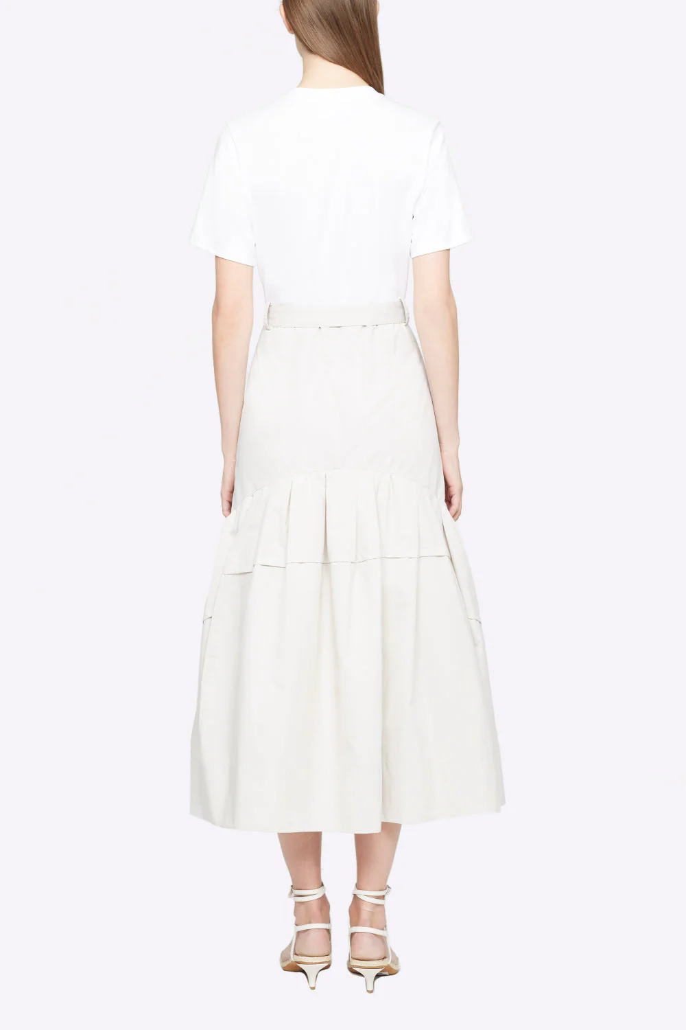 Ss Belted Tshirt Dress W Shirr - Image 5
