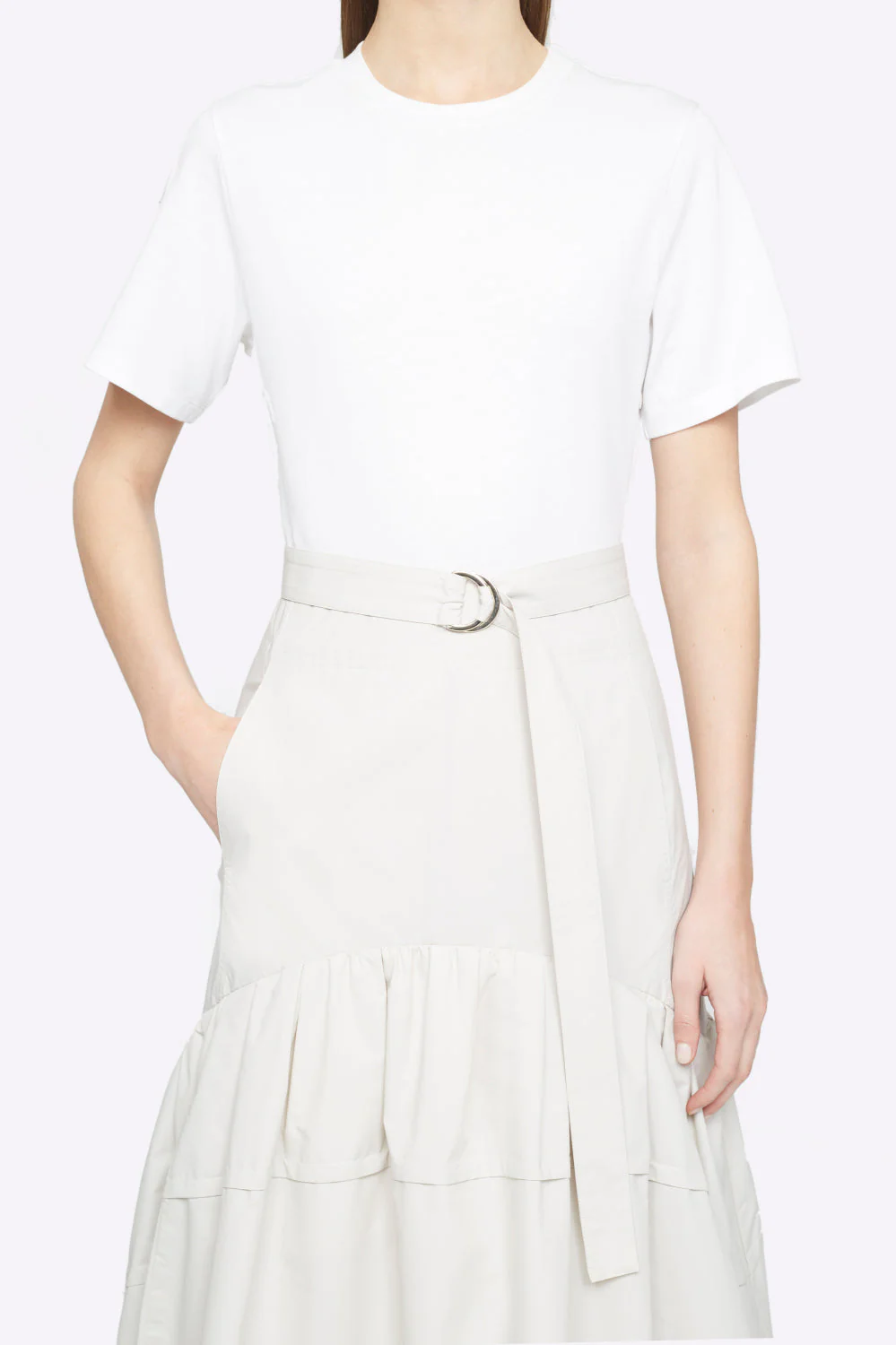 Ss Belted Tshirt Dress W Shirr - Image 6