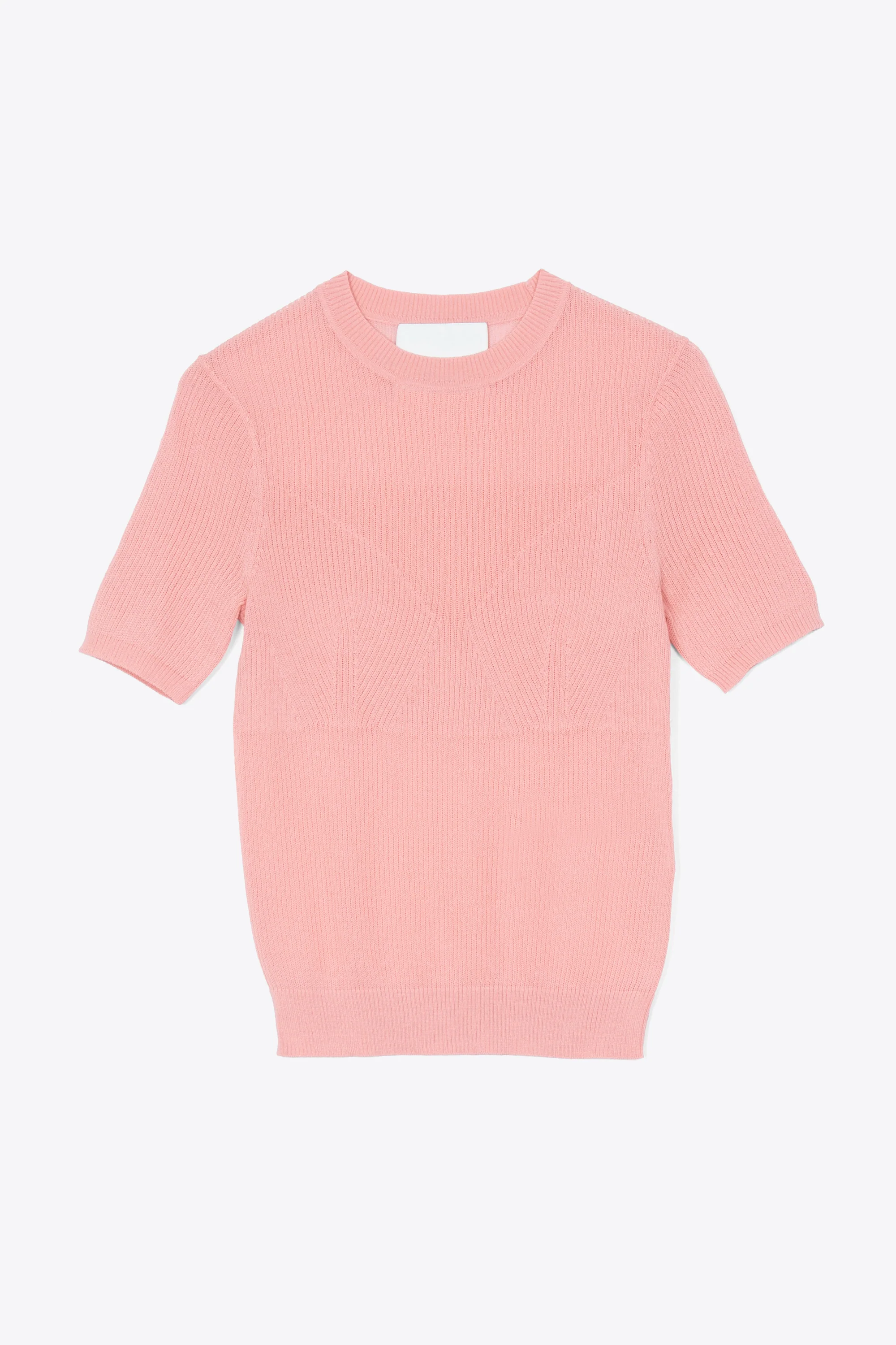 Short Sleeve Ribbed Crewneck - Image 3