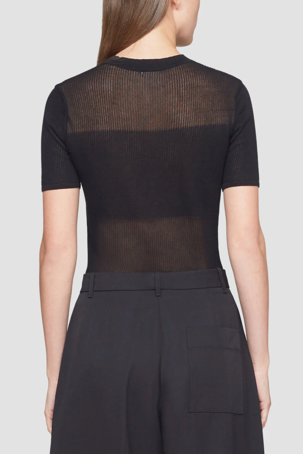 Short Sleeve Ribbed Crewneck - Image 7