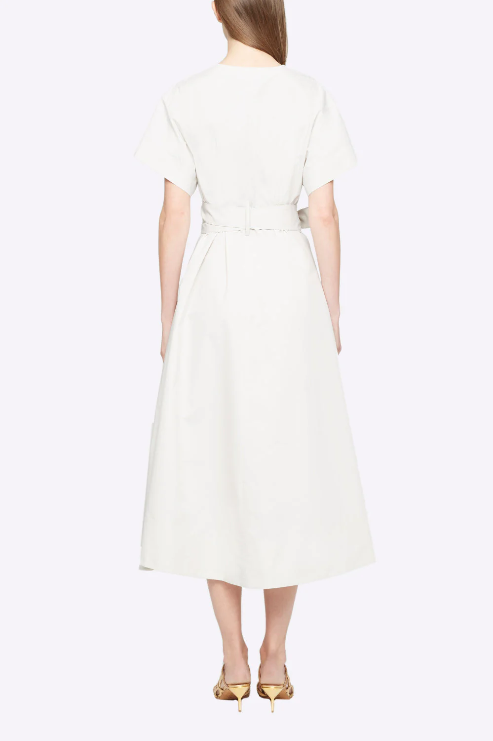 Ss Crossover Tied Waist Dress - Image 5