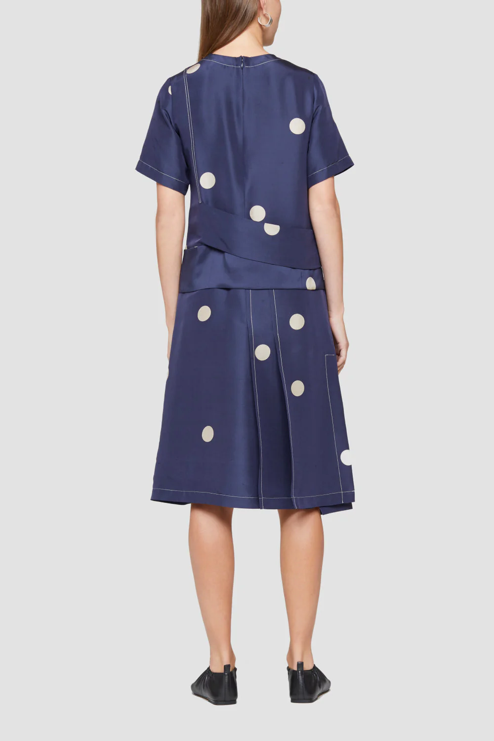 Ss Dot Print Cross Strapped Dr - Image 12