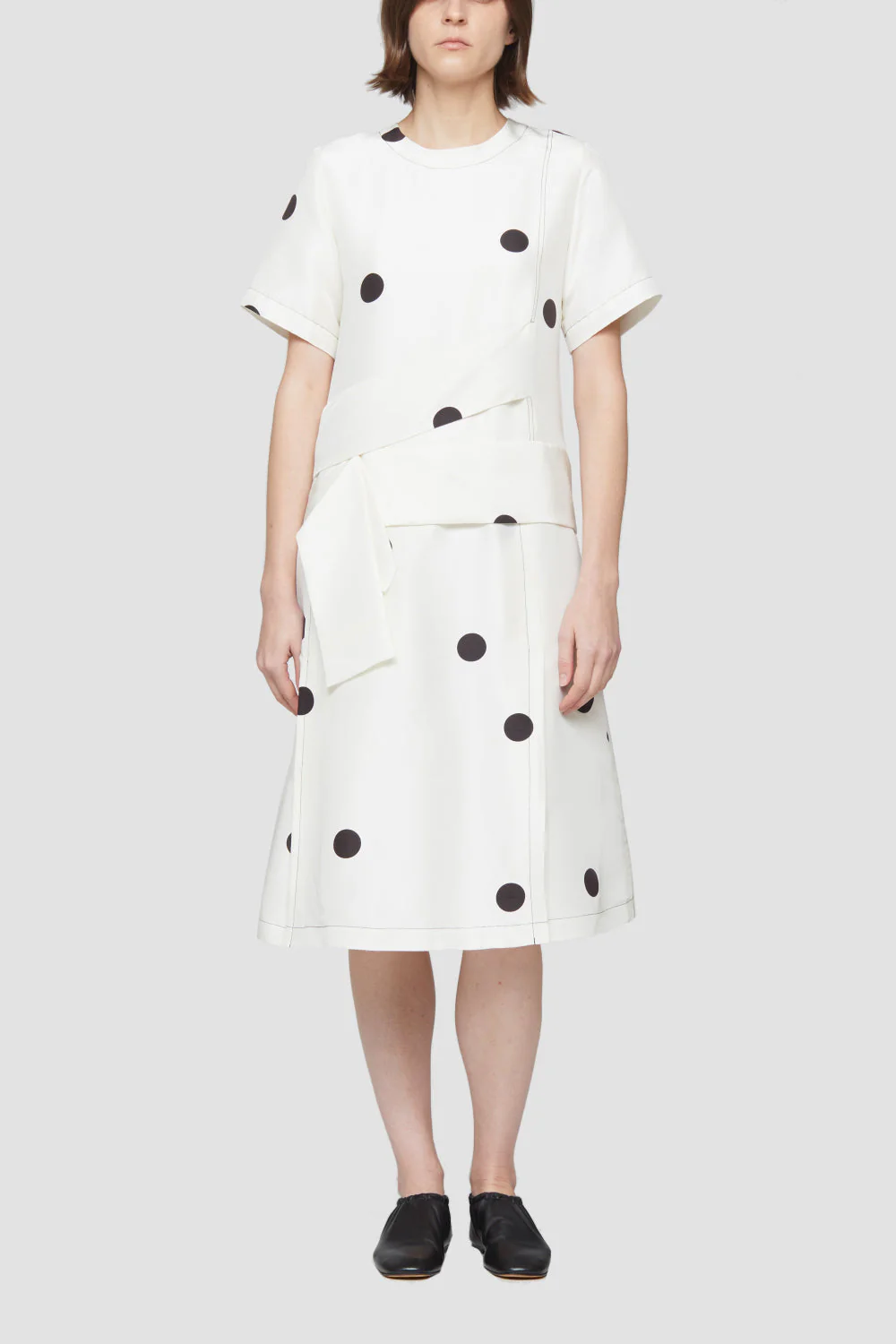 Ss Dot Print Cross Strapped Dr - Image 3