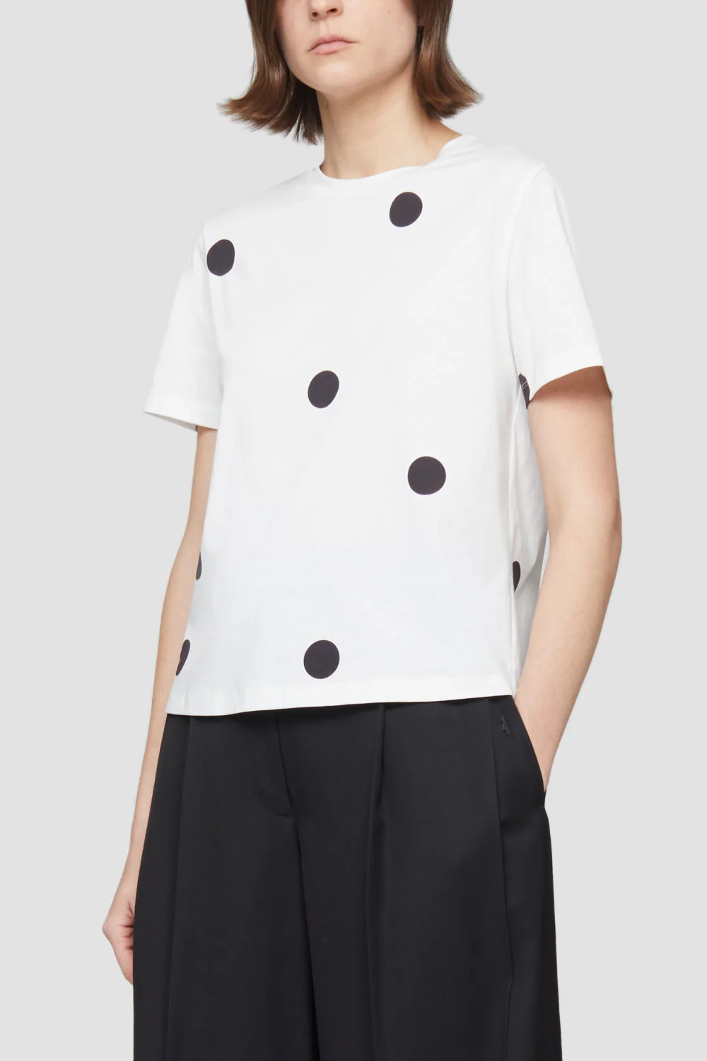 Ss Dotted Print Tshirt - Image 3