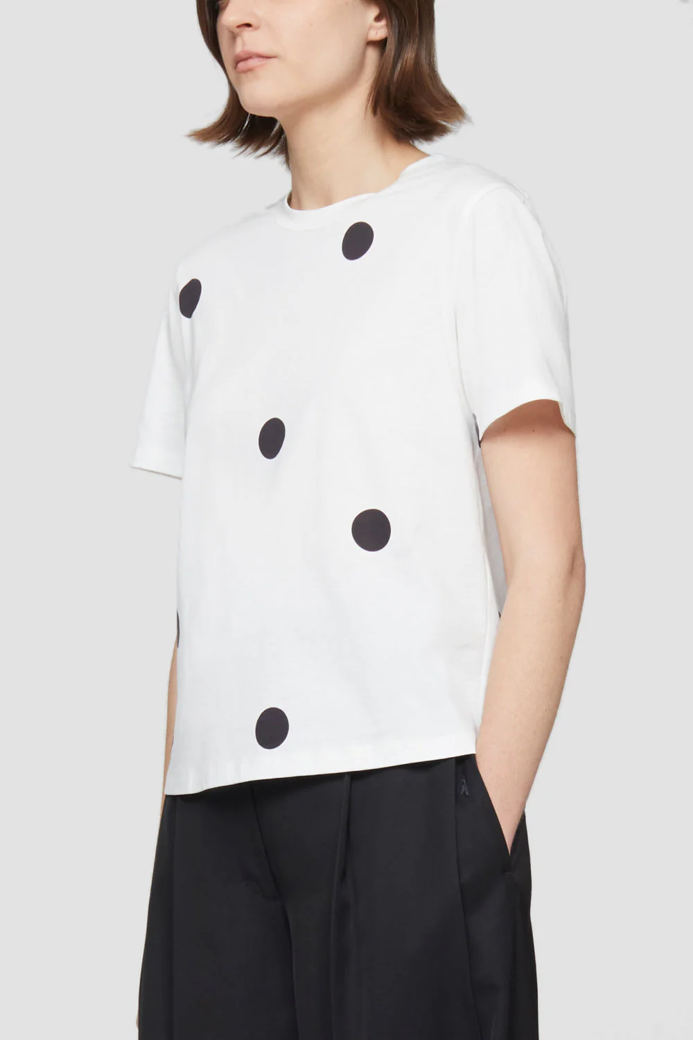 Ss Dotted Print Tshirt - Image 4