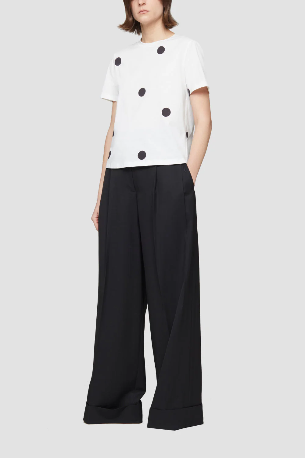 Ss Dotted Print Tshirt - Image 7