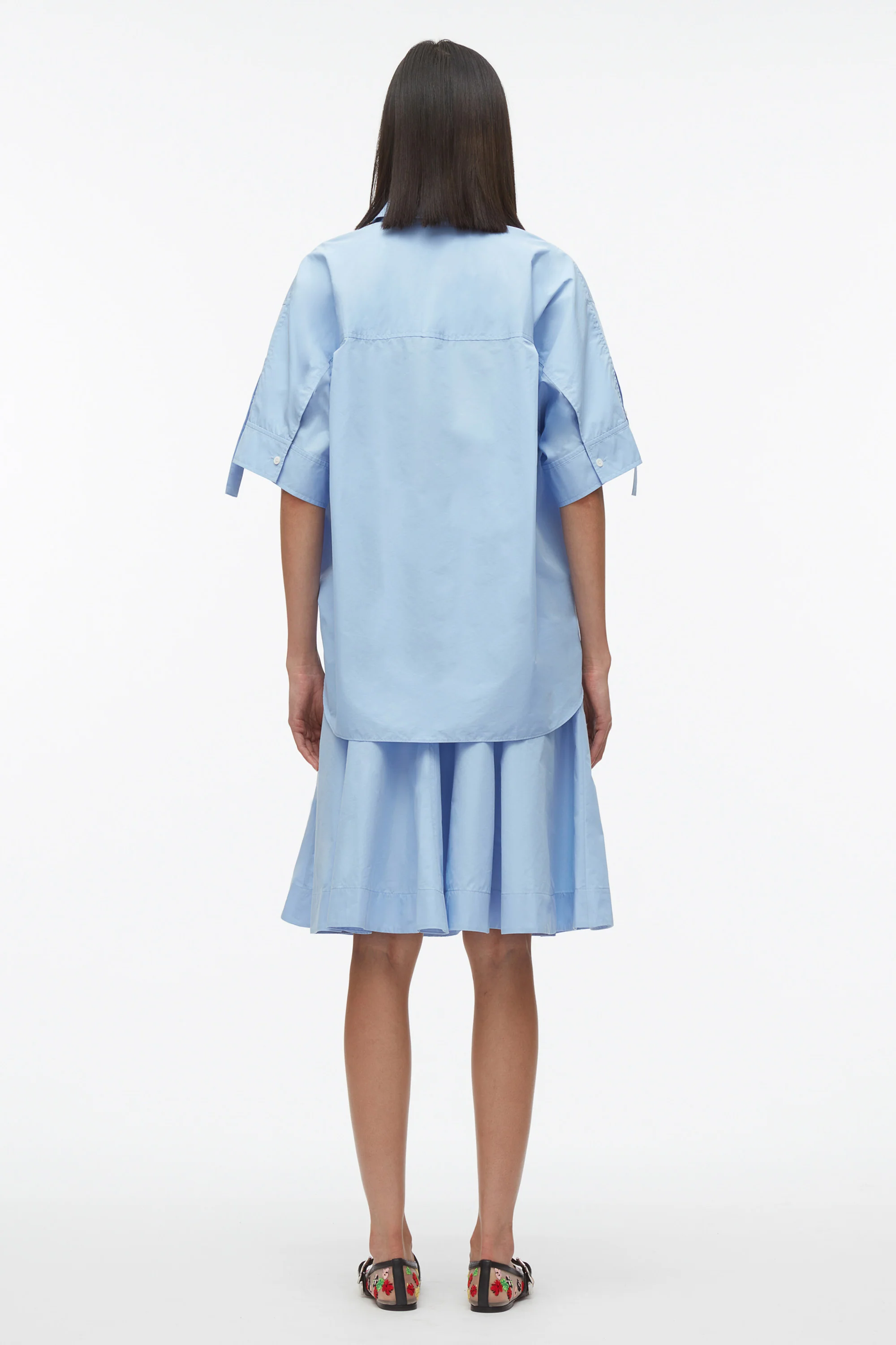 Tucked Front Shirt Dress - Image 16