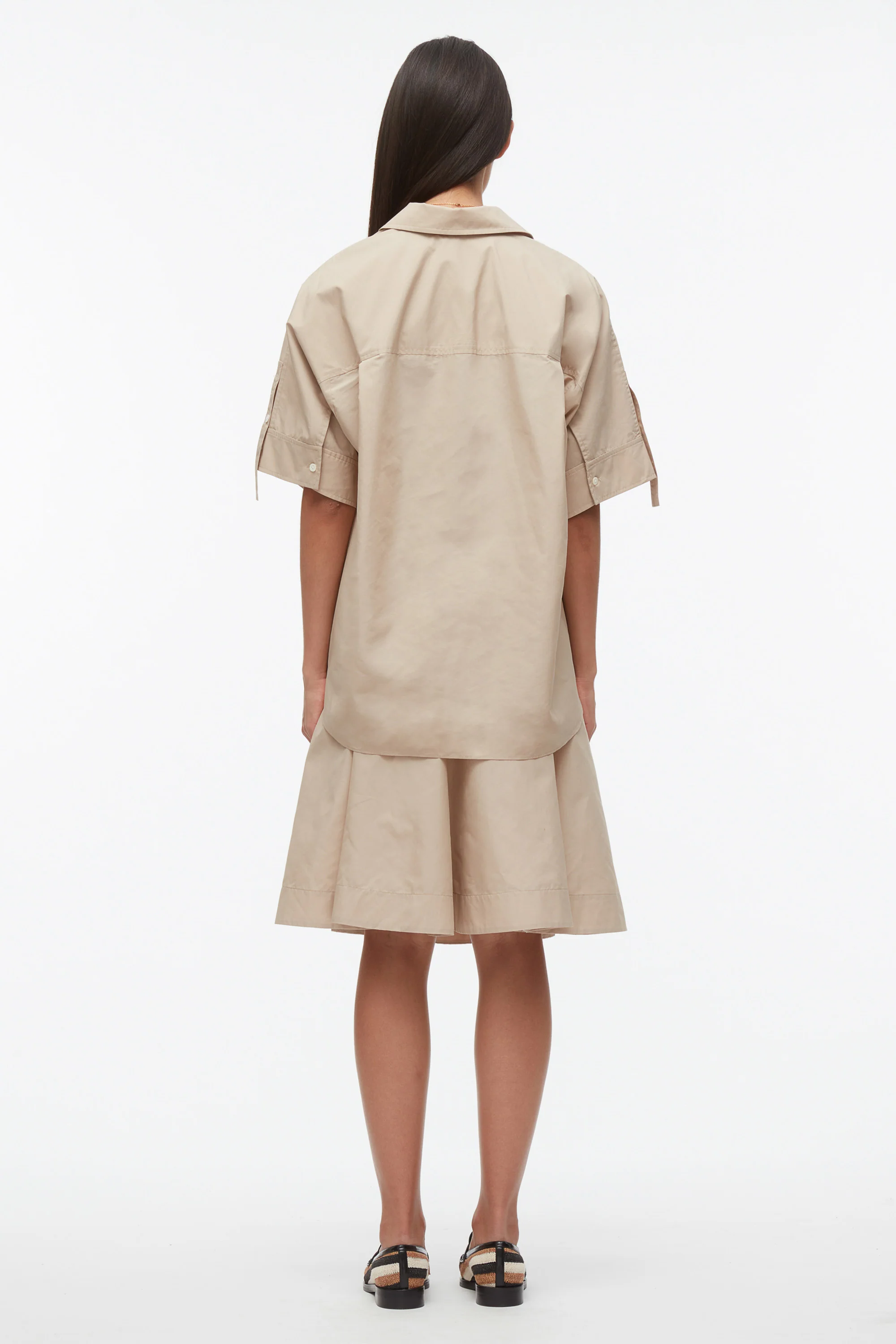 Tucked Front Shirt Dress - Image 20
