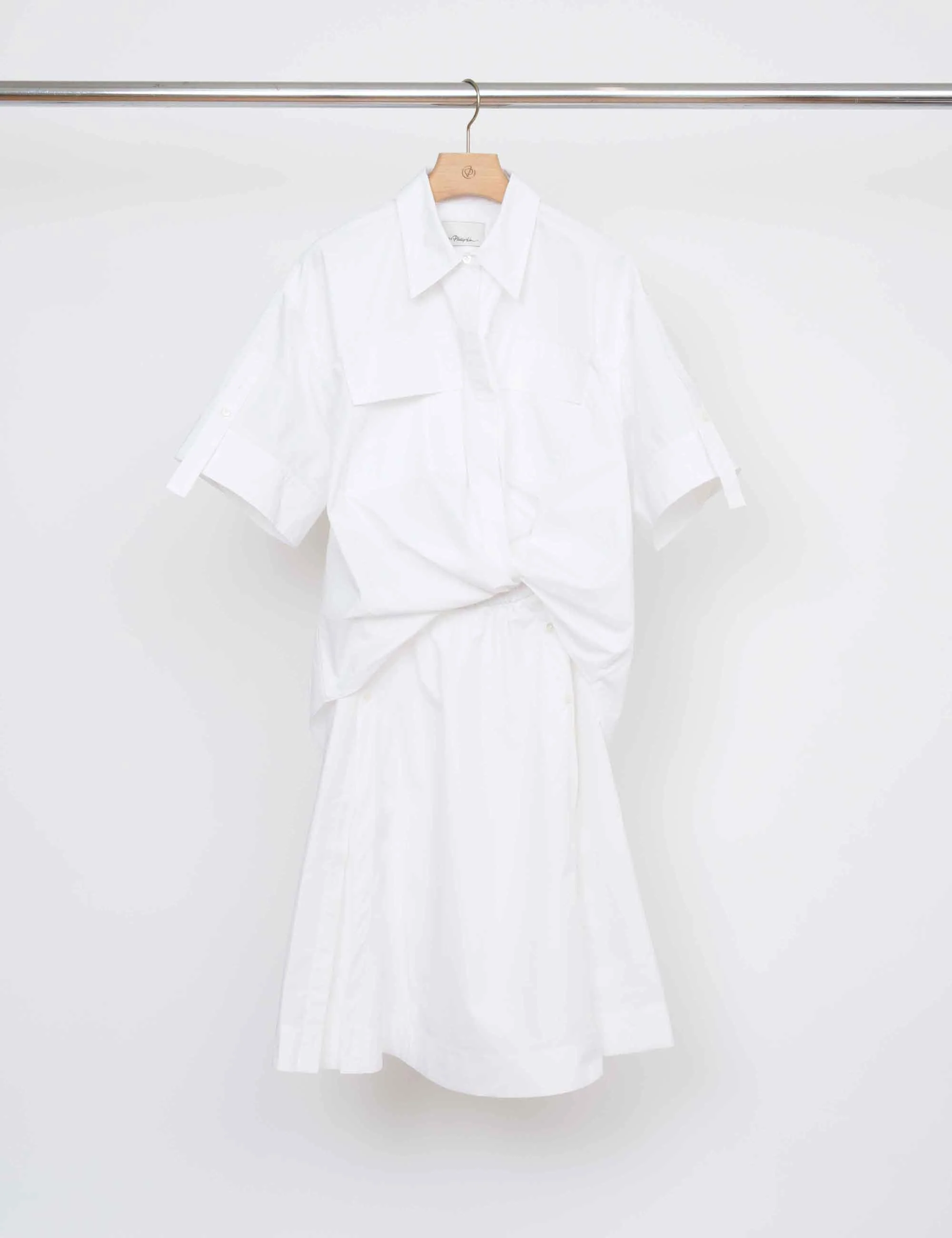 Tucked Front Shirt Dress - Image 7