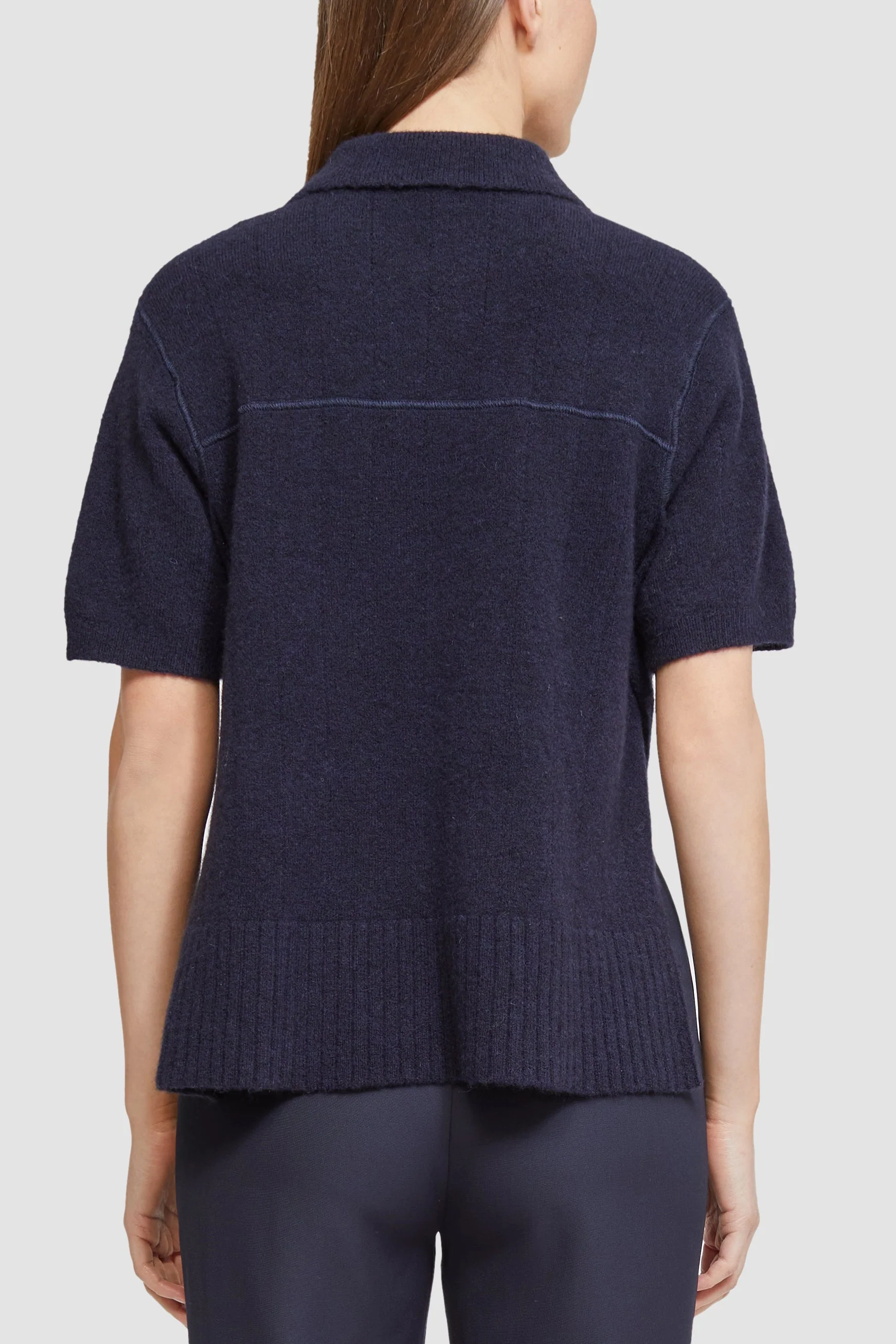 Short Sleeve Lofty Knit Polo Top - Image 6