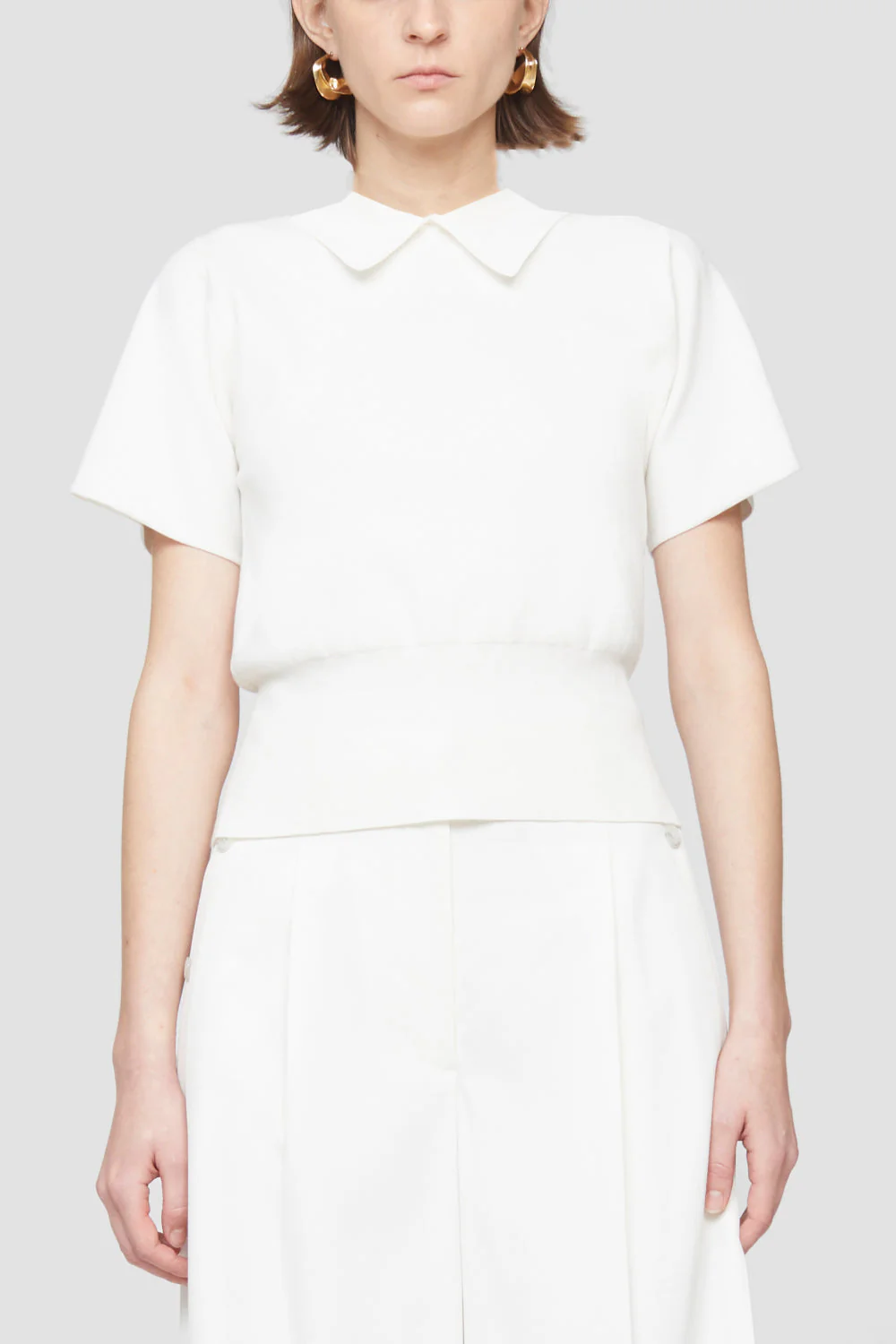 Ss Military Rib Shirt Collar P - Image 3