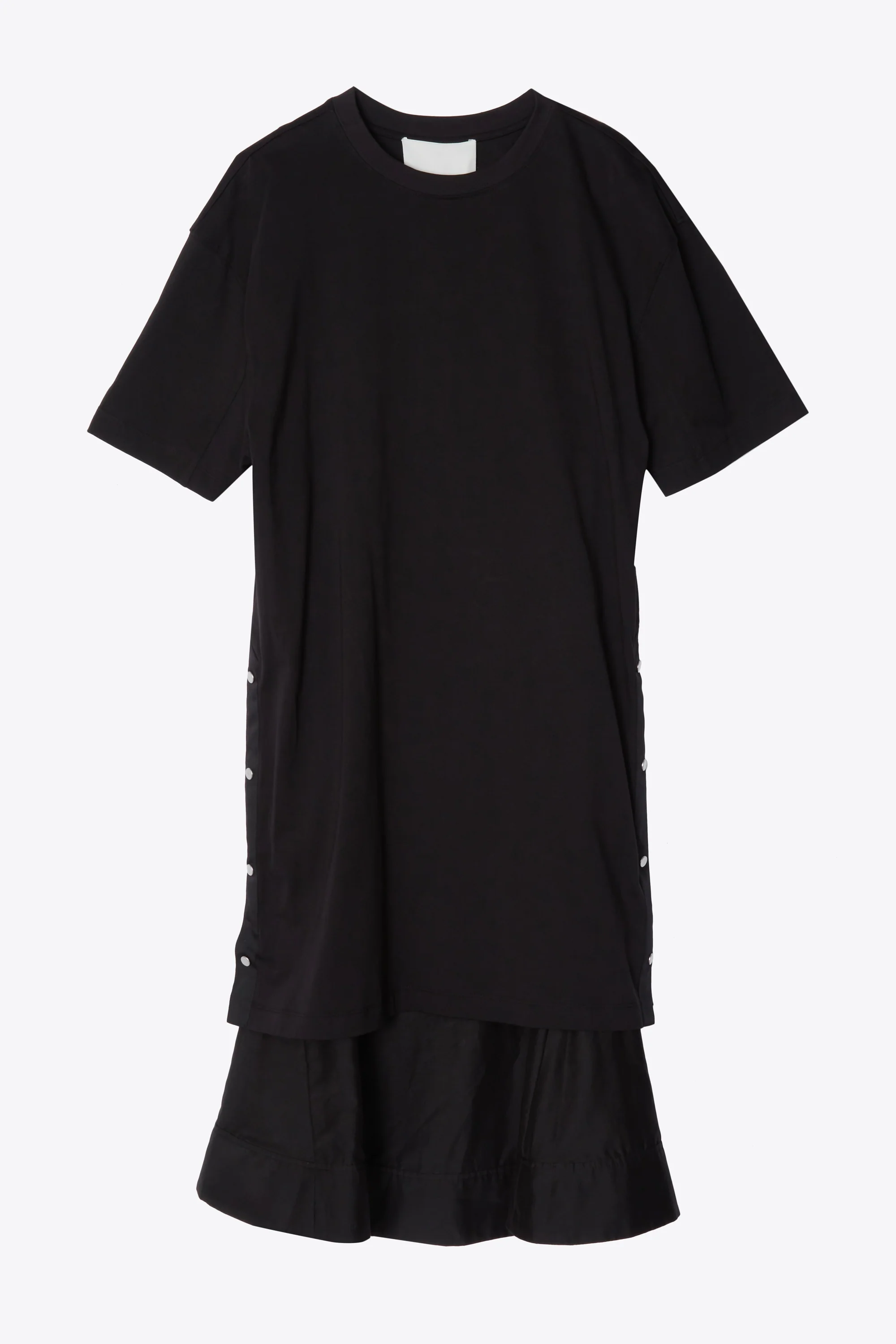 Short Sleeve Oversized T-Shirt Combo Dress