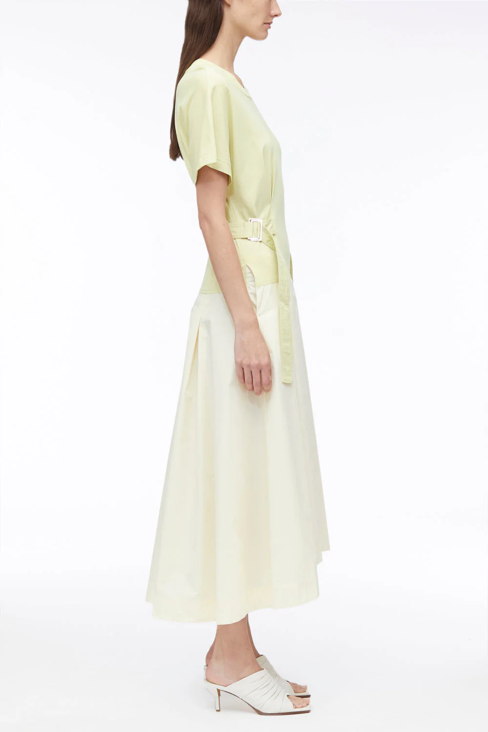 Belted Short-Sleeved T-Shirt Dress - Image 3