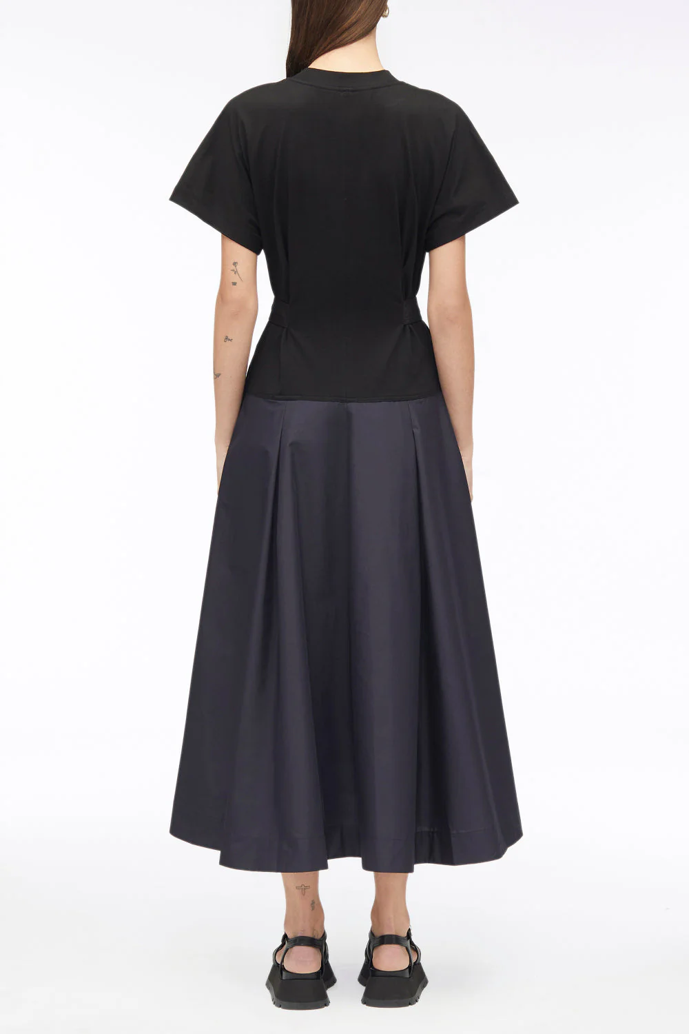 Belted Short-Sleeved T-Shirt Dress - Image 8