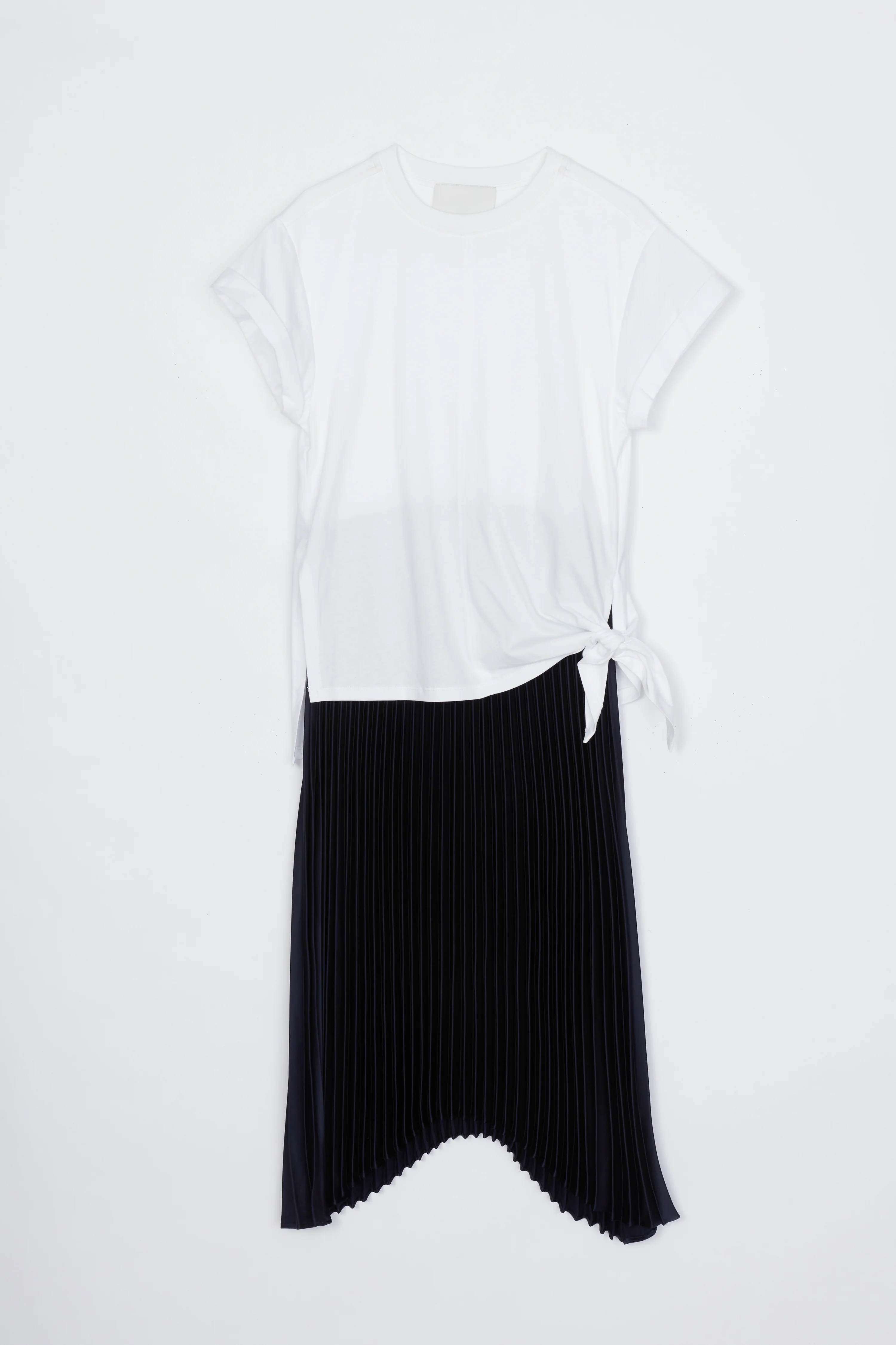 T-Shirt Combo Dress with Pleated Skirt - Image 7