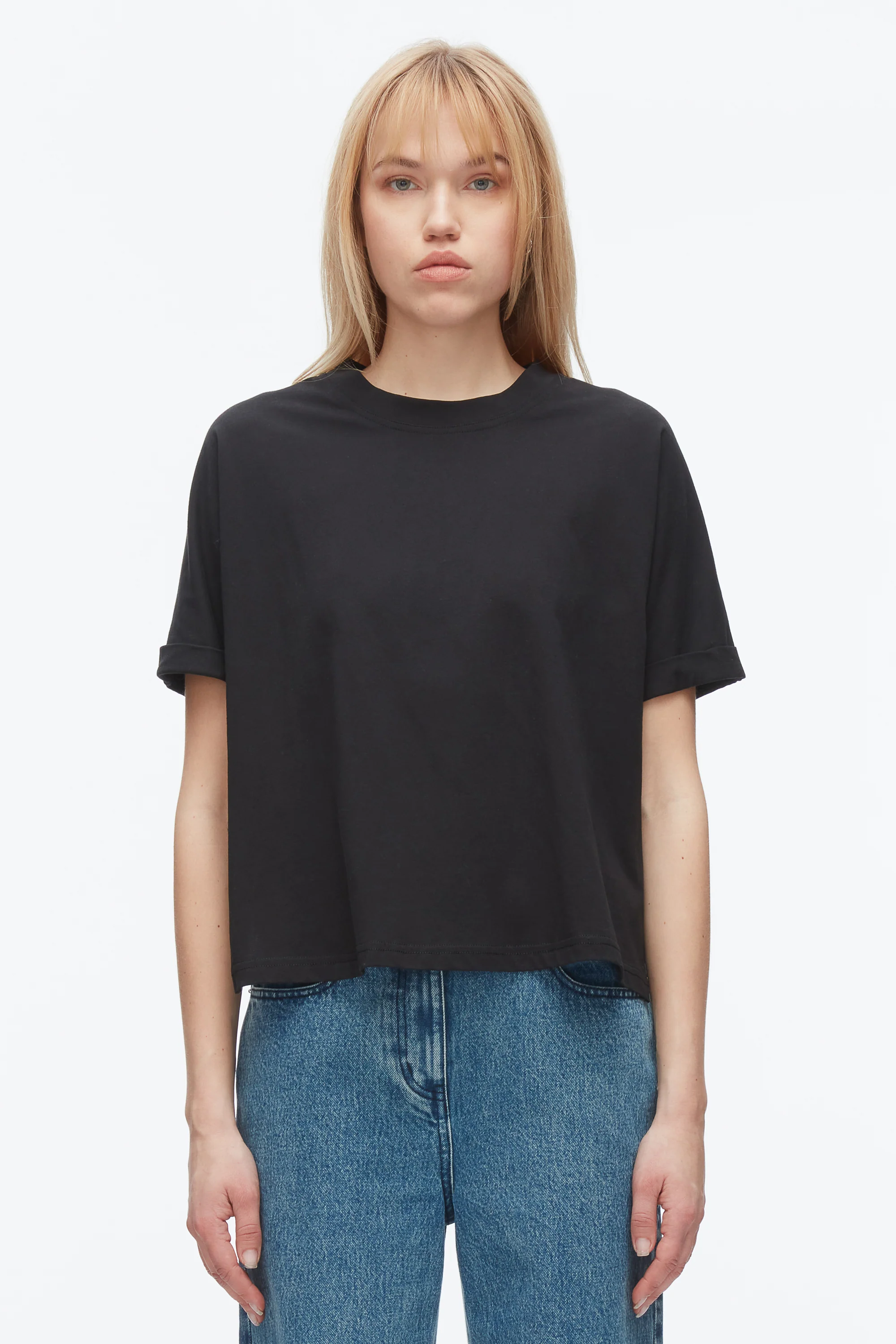 Short Sleeve Tee with Floral Collage Combo - Image 3