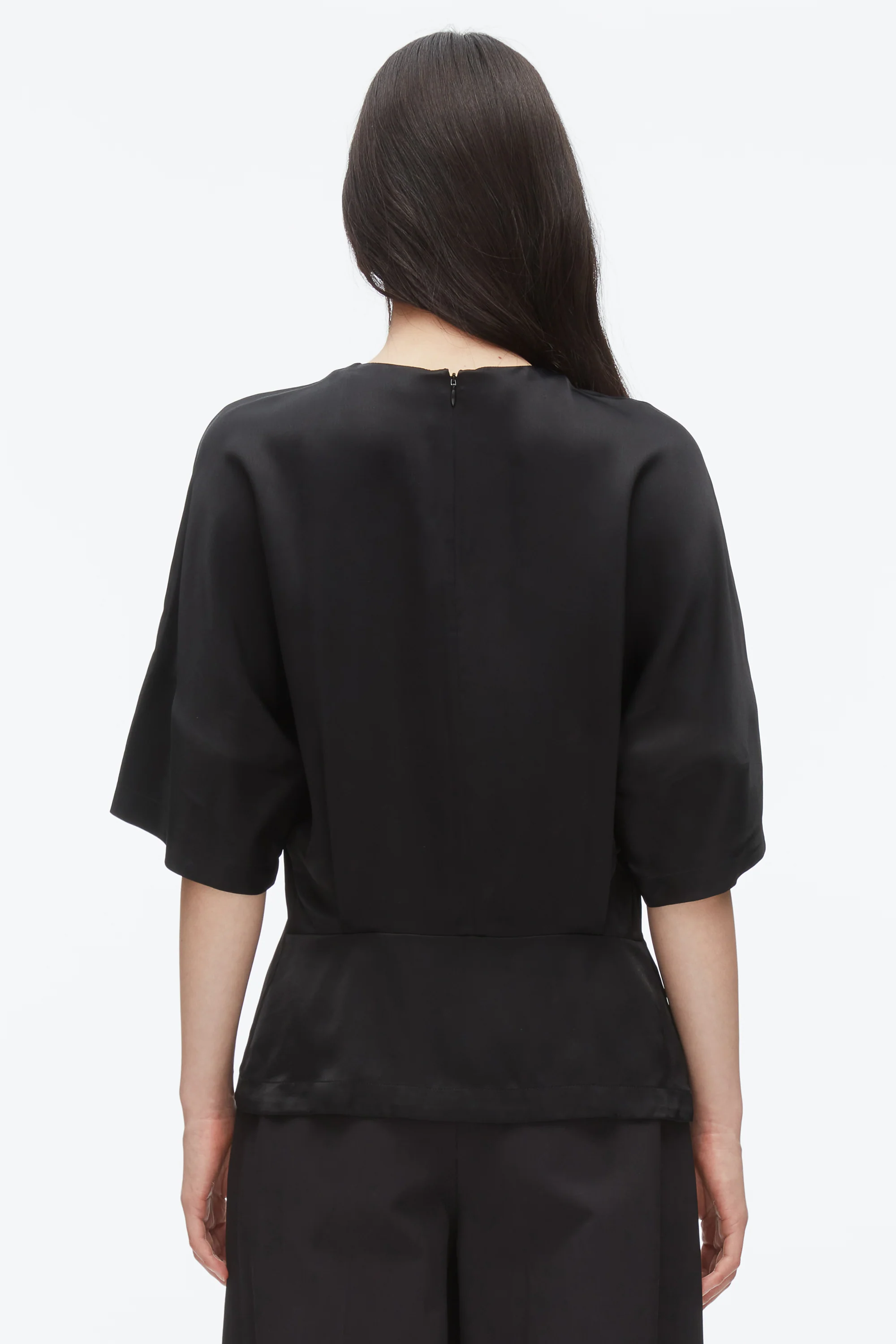 Short Sleeve Top with Button Placket - Image 5
