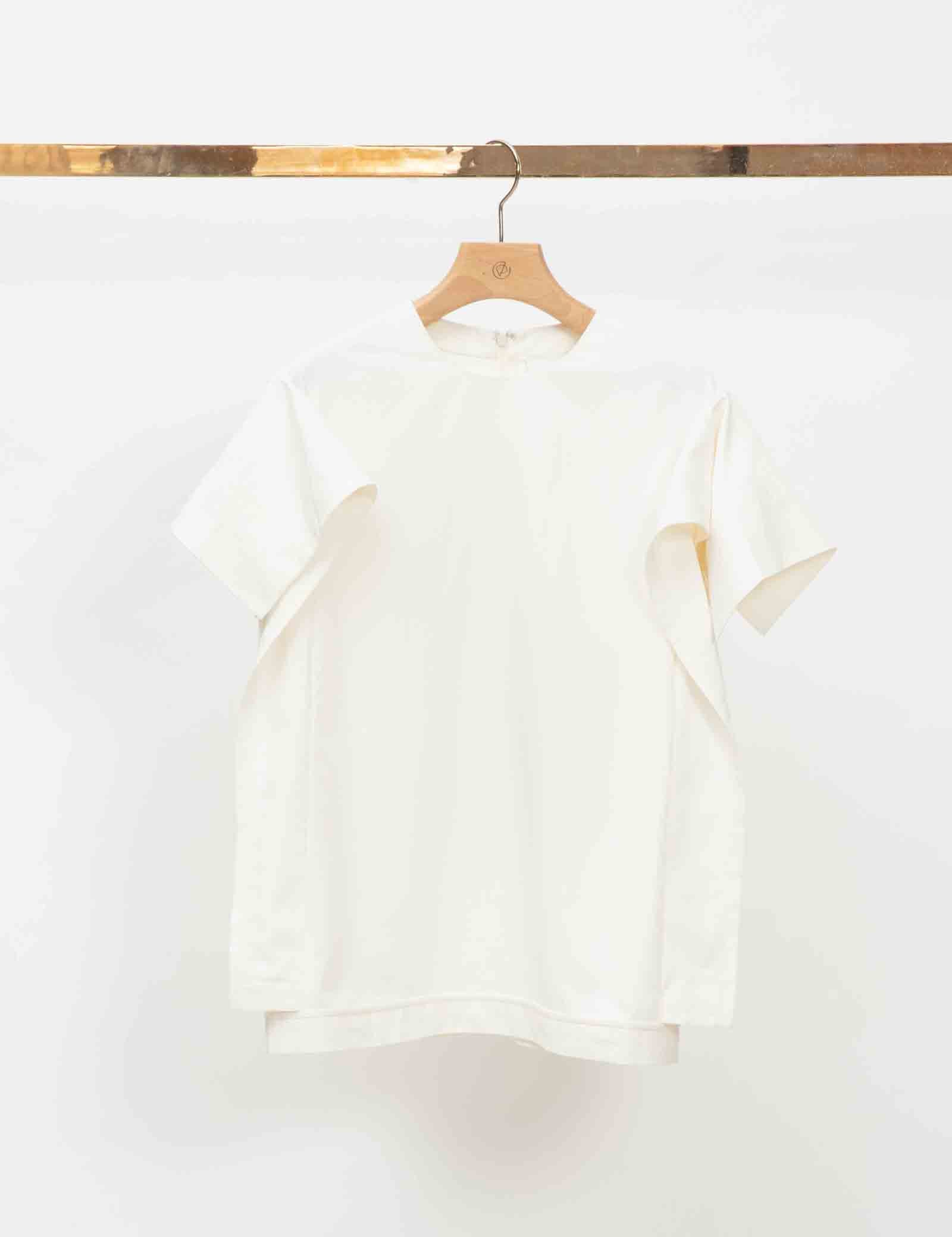 Short Sleeve Top with Origami Sleeves - Image 2