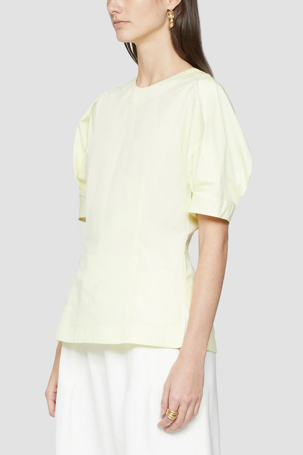 Short Sleeve Top With Back Zip - Image 11